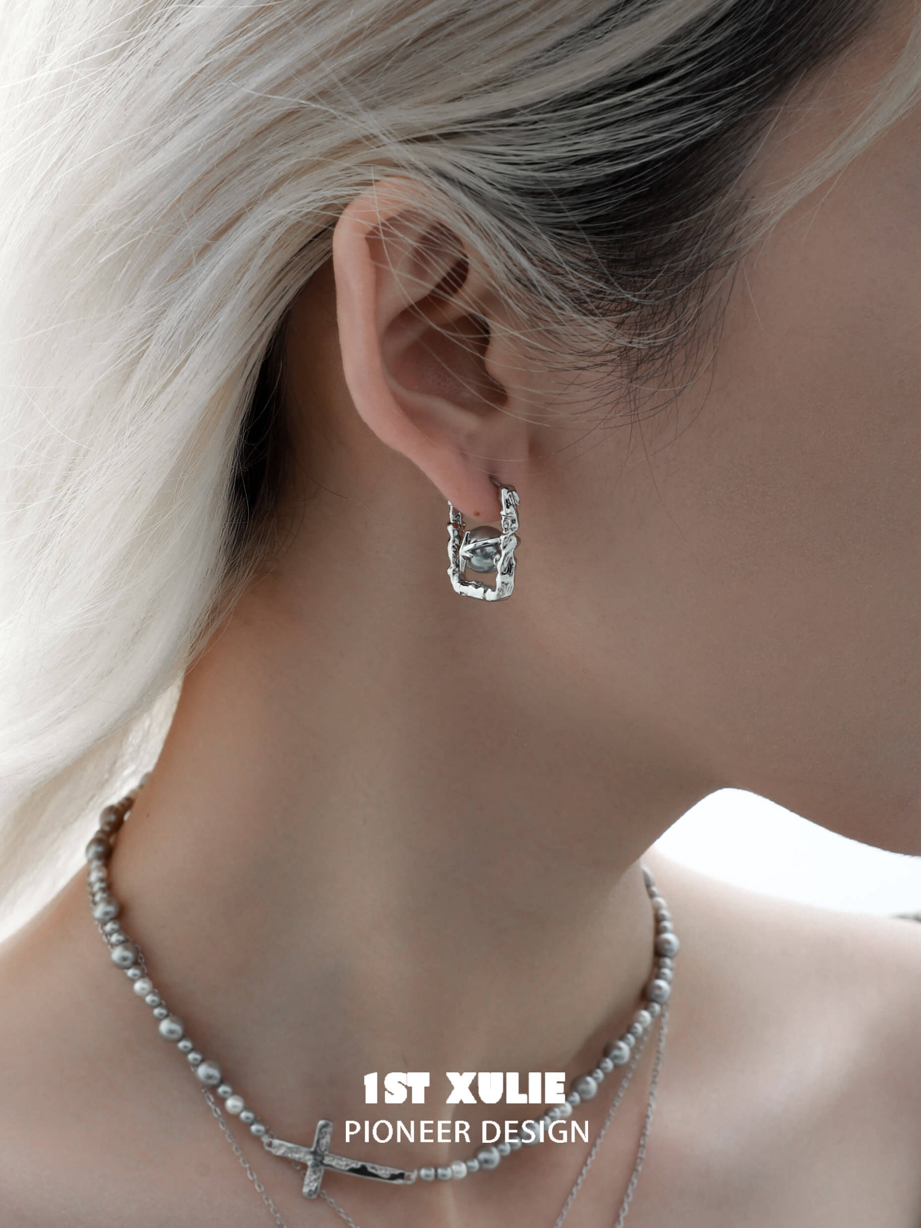 S925 Sterling Silver Star & Gray Pearl Earrings for Women - Elegant Dangle Drop Earrings for Party, Wedding & Everyday Wear