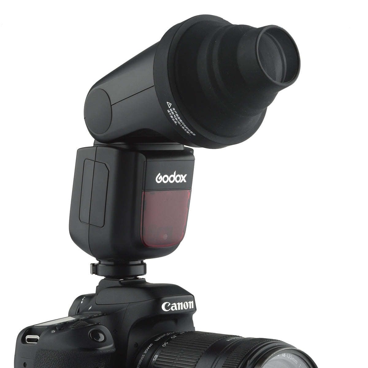 Canon V1 Round Head Speedlite Flash with Accessory Kit - Professional DSLR Camera Lighting for Portraits, Events & Studio Photography