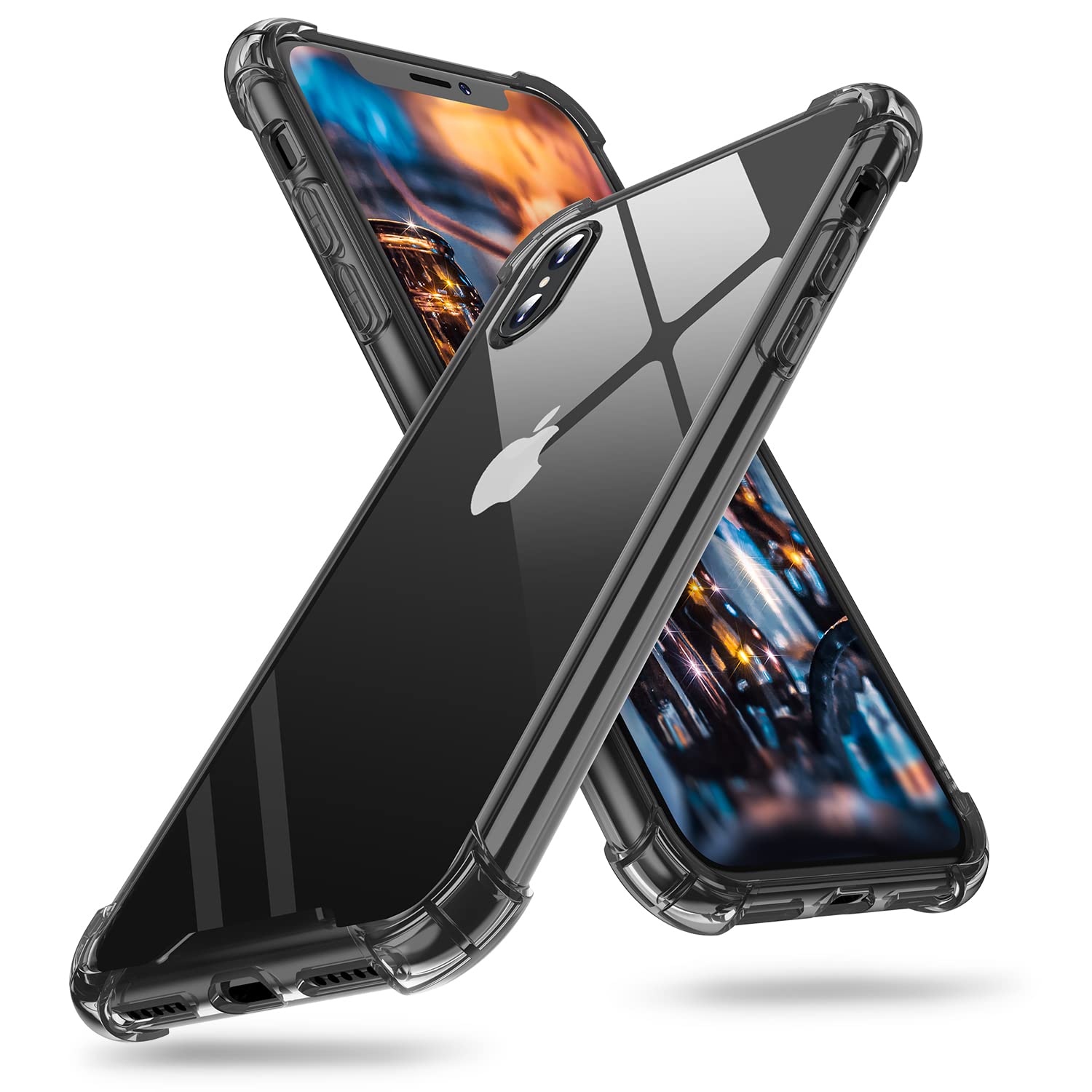 ORIbox Shockproof Case for iPhone XS Max - 4 Corner Protection | Slim Fit Durable Phone Cover for Everyday Use, Travel & Outdoor Activities