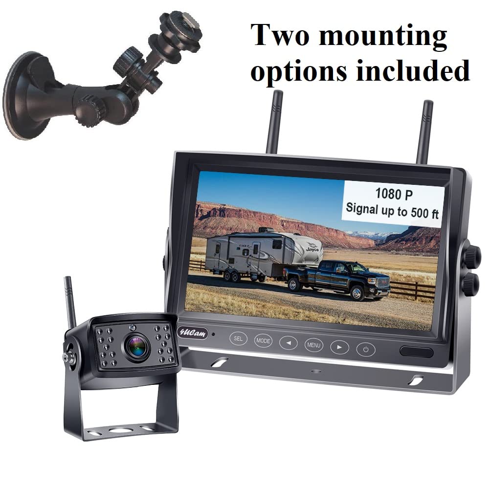 4Ucam HD 1080P Wireless Backup Camera System with 7