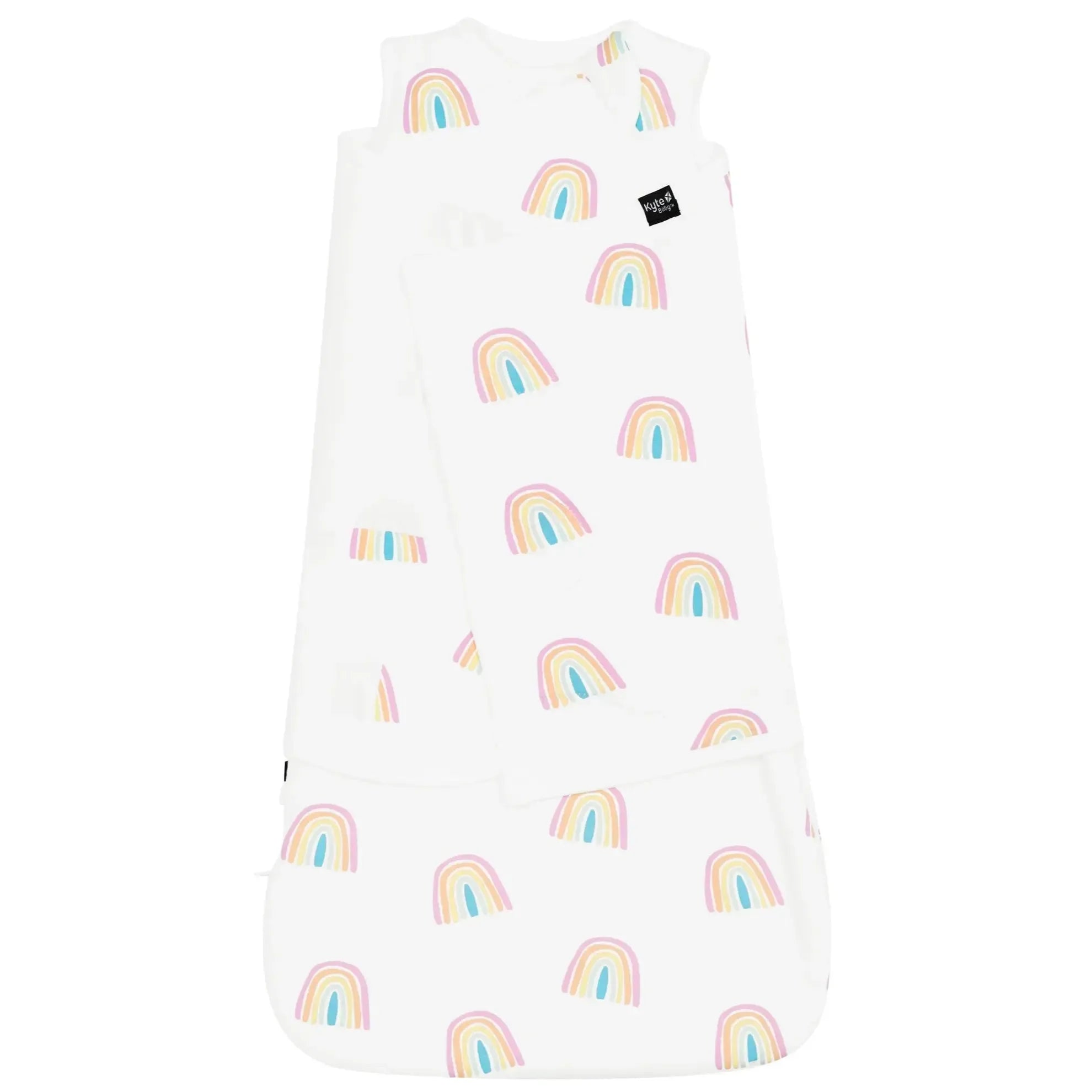 Kyte Baby Sleep Sack Swaddle Blanket - 1.0 TOG Poi Rainbow Print - Soft Baby Wearable Blanket for Newborn to Toddler - Perfect for Nursery, Daycare & Travel