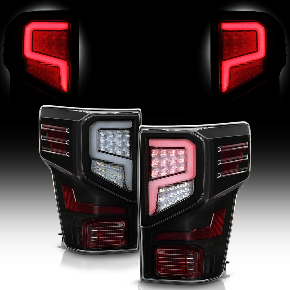 ACANII LED Tube Tail Lights Brake Lamps Pair Set for 2016-2021 Nissan Titan & Titan XD (Non-LED OEM Replacement) - Enhanced Night Visibility & Style Upgrade for Pickup Trucks