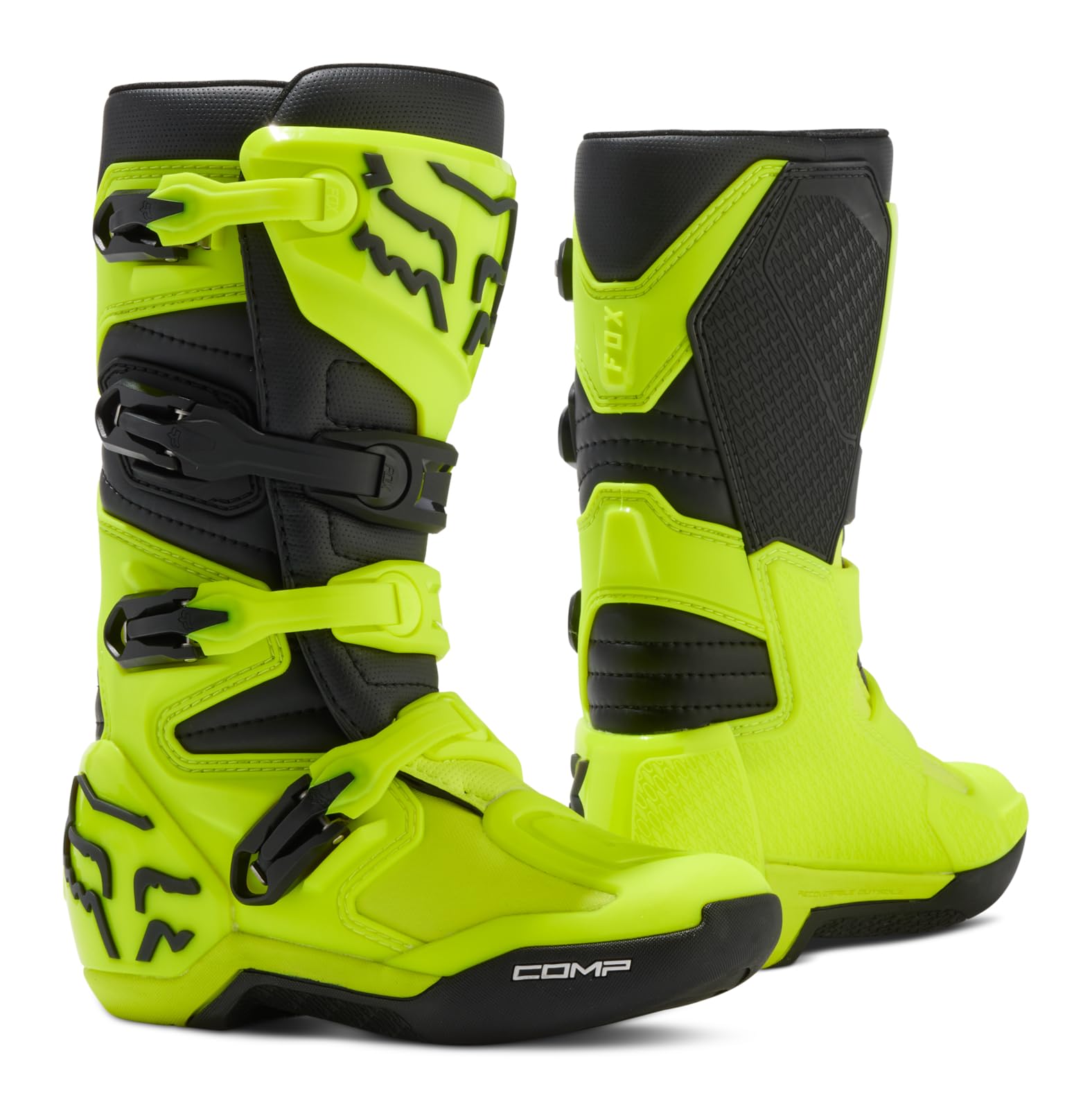 Fox Racing Youth Comp Motocross Dirt Bike Boots - Kids MX Off-Road Motorcycle Riding Shoes for Boys & Girls - Perfect for Trail Riding, Motocross Racing & ATV Adventures