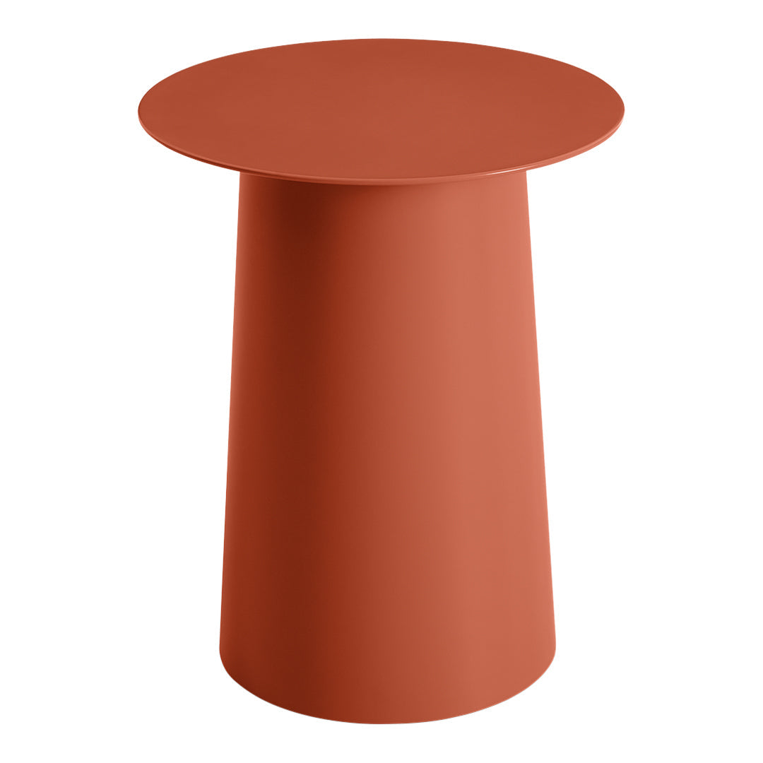 Modern Circular Tall Side Table - Stylish End Table for Living Room, Bedroom & Office - Perfect for Lamps, Books & Decor