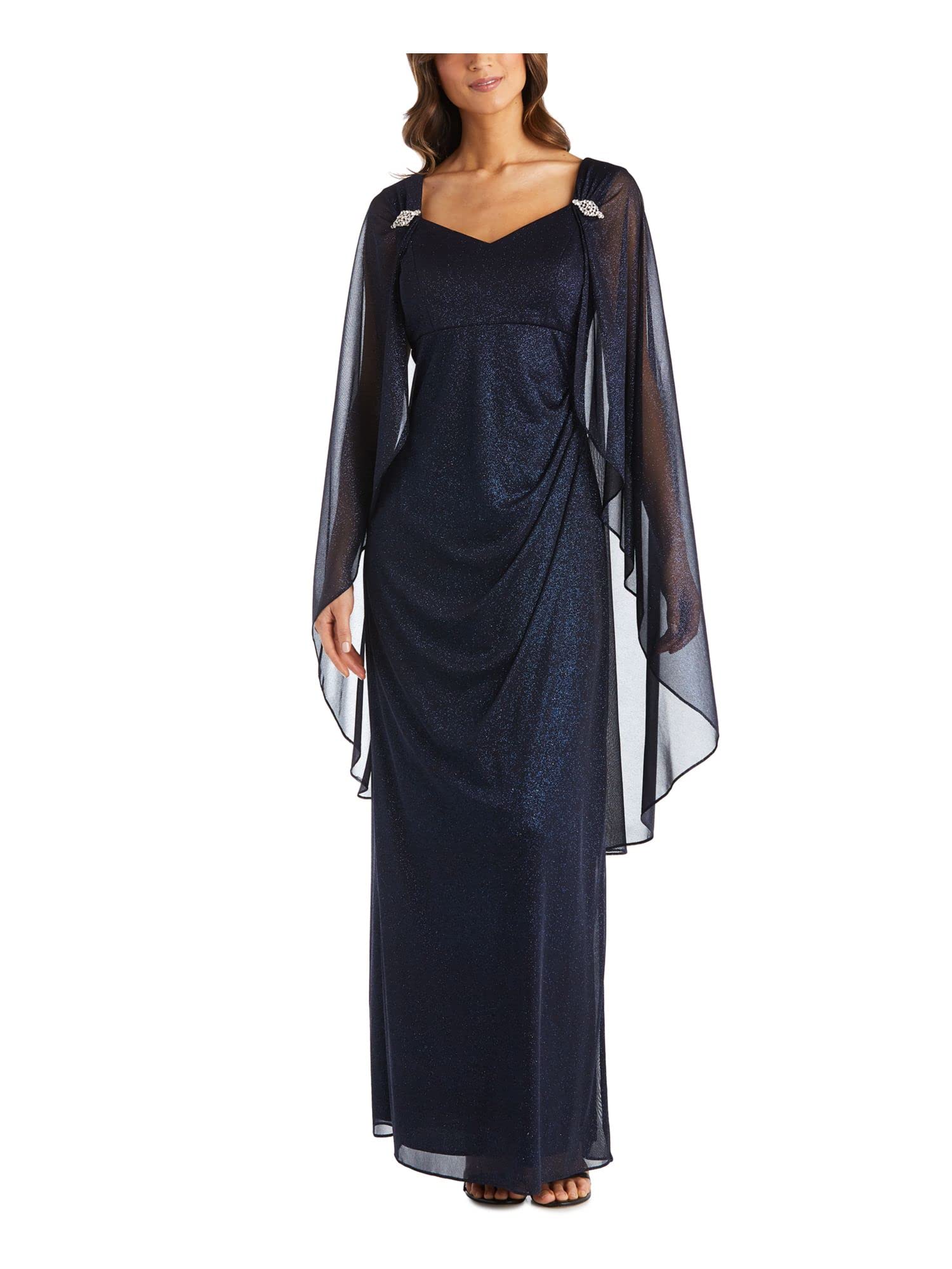 Dressbarn Women's Empire Waist Gown with Sweetheart Neckline - Elegant Formal Attire for Weddings, Prom & Evening Events