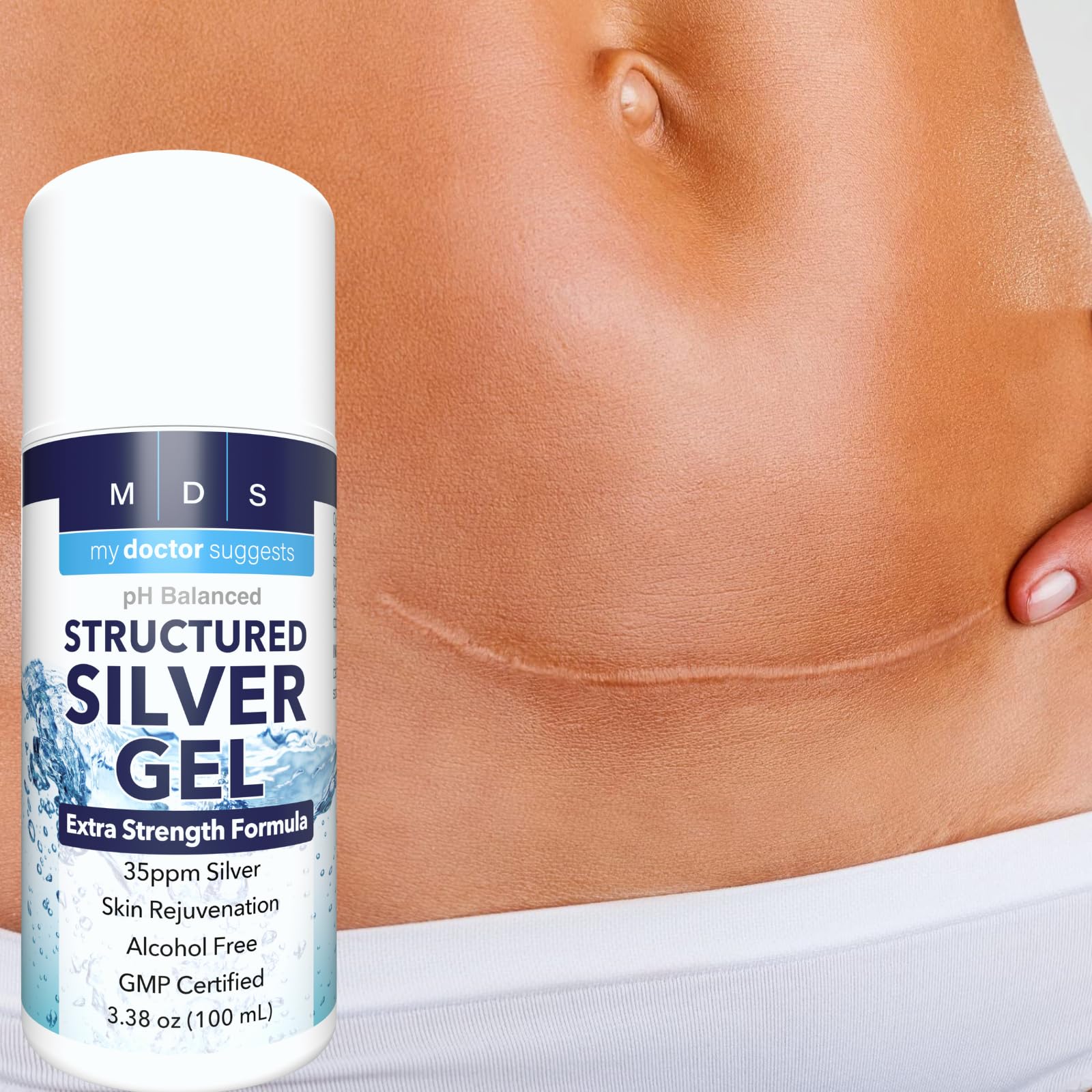 Extra Strength Silver Gel - 35ppm Colloidal Silver Gel for Maximum Potency | Therapeutic Grade Skin Care Solution | Supports Wound Healing & Skin Repair | Perfect for First Aid Kits & Daily Skin Care