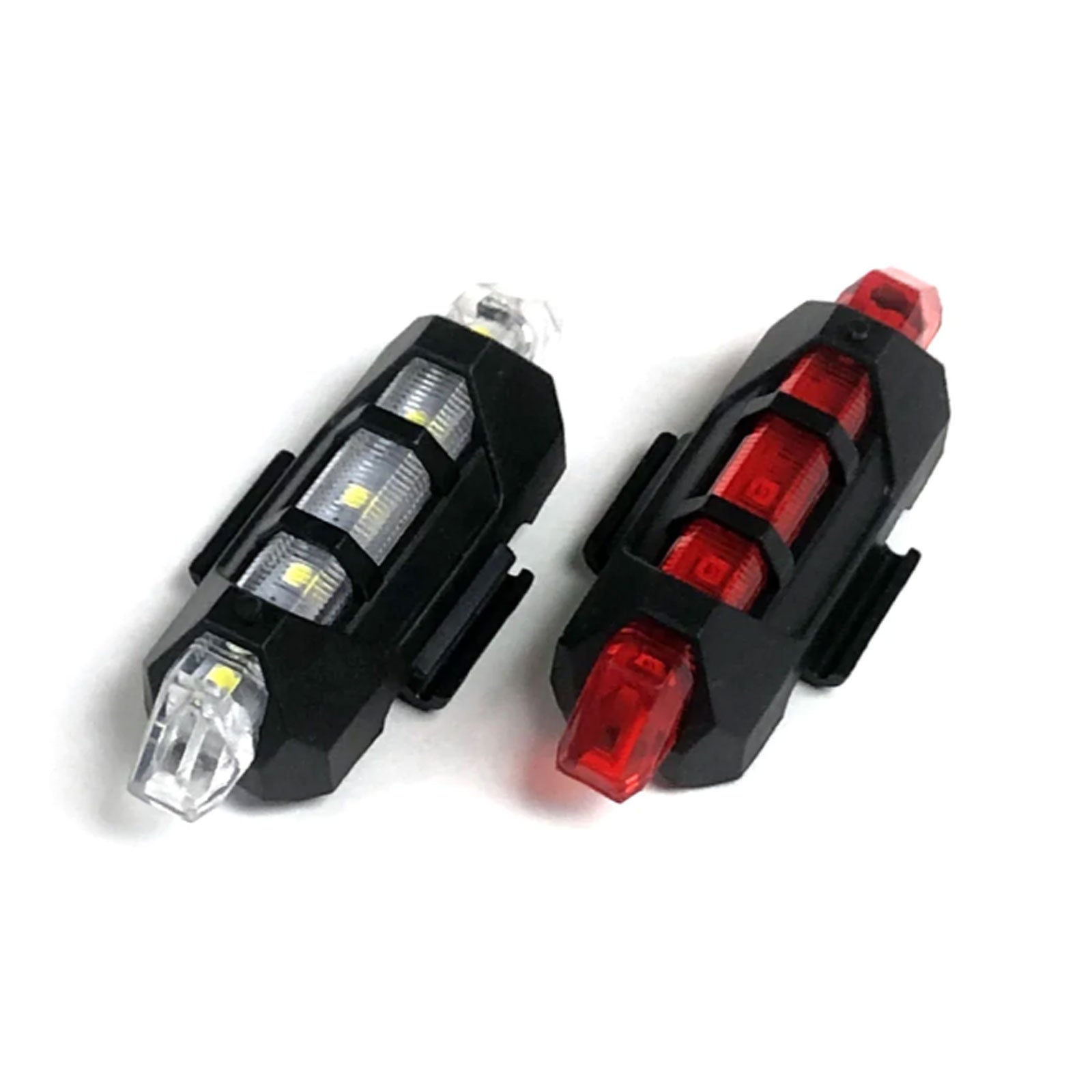 JackRabbit LED Front and Rear Bike Light Set - High Visibility Cycling Safety Lights for Night Riding, Commuting & Mountain Biking - Waterproof Bicycle Headlight and Taillight Combo