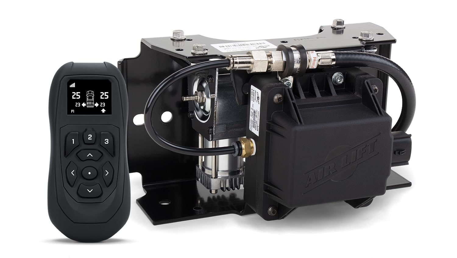 Air Lift WirelessAir + EZ Mount 2nd Generation On-Board Air Compressor Kit with Mobile App Control - 74000EZ for Truck, SUV & Off-Road Vehicle Air Suspension System