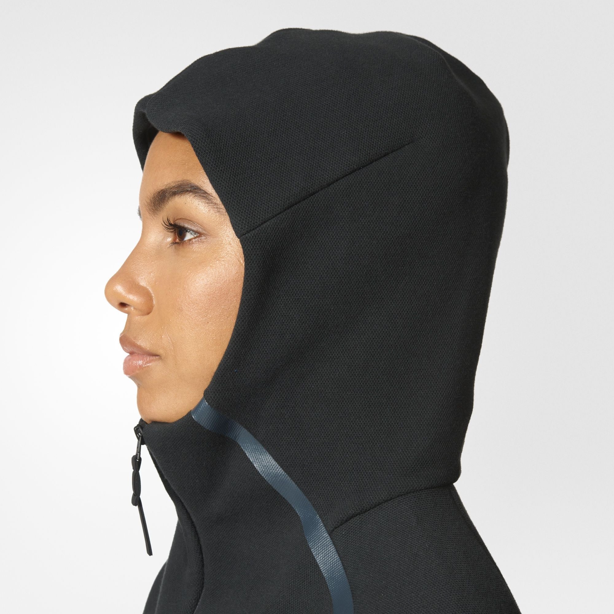 Adidas Women's Athletics Training ZNE Zip Hoody - Black S95345 | Workout, Gym & Running Performance Wear