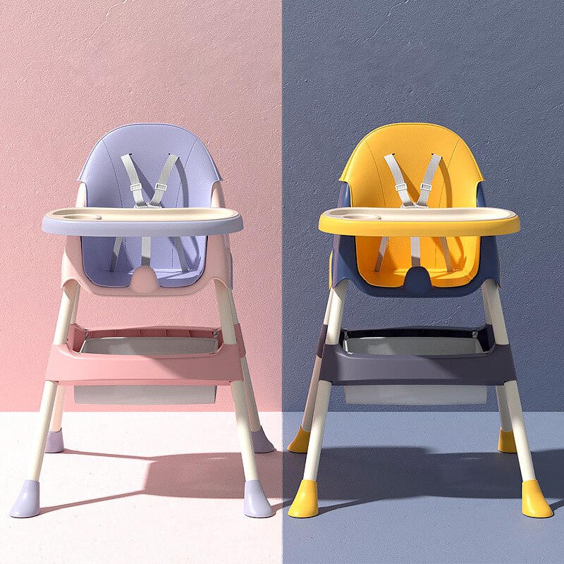 Best Baby High Chair for Newborns & Toddlers - Adjustable Infant Feeding Chair with Safety Harness - Perfect for Dining, Weaning & Playtime at Home
