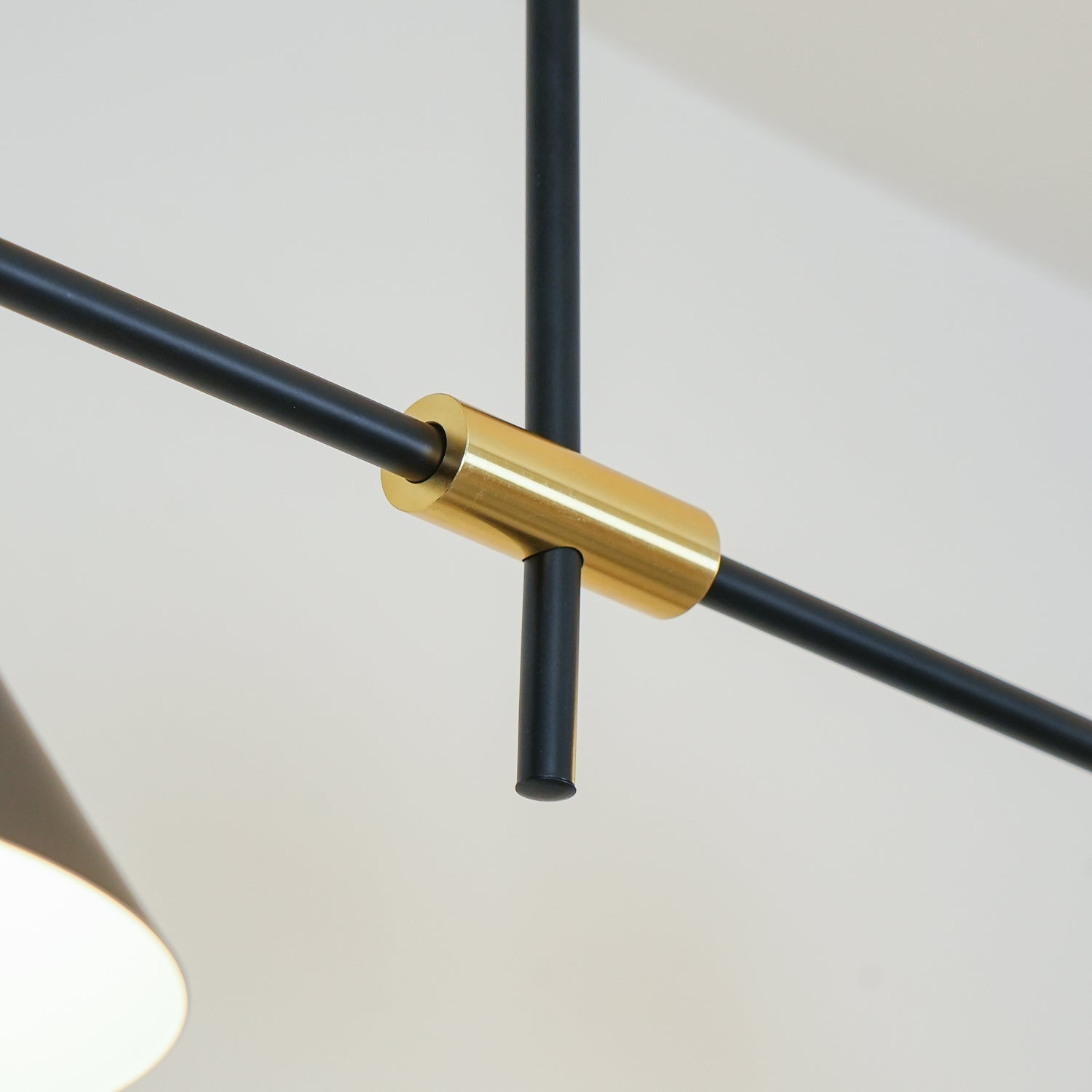 Eclipse Modern Linear Suspension Light - Sleek Minimalist LED Pendant Lighting for Kitchen Island, Dining Room & Living Room - Adjustable Hanging Fixture with Dimmable Warm White Light