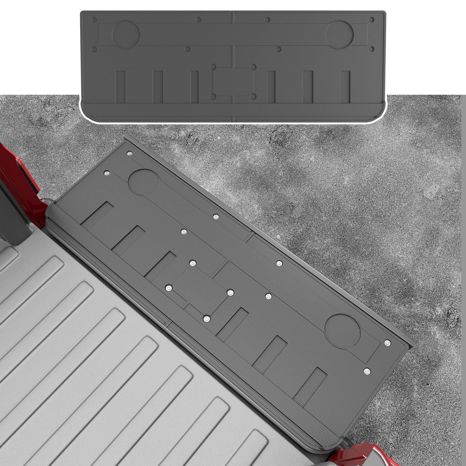 2020-2025 Jeep Gladiator JT Tailgate Mat - Durable Bed Liner Replacement Accessory for Truck Tailgate Protection | Perfect for Camping, Off-Roading & Hauling Gear