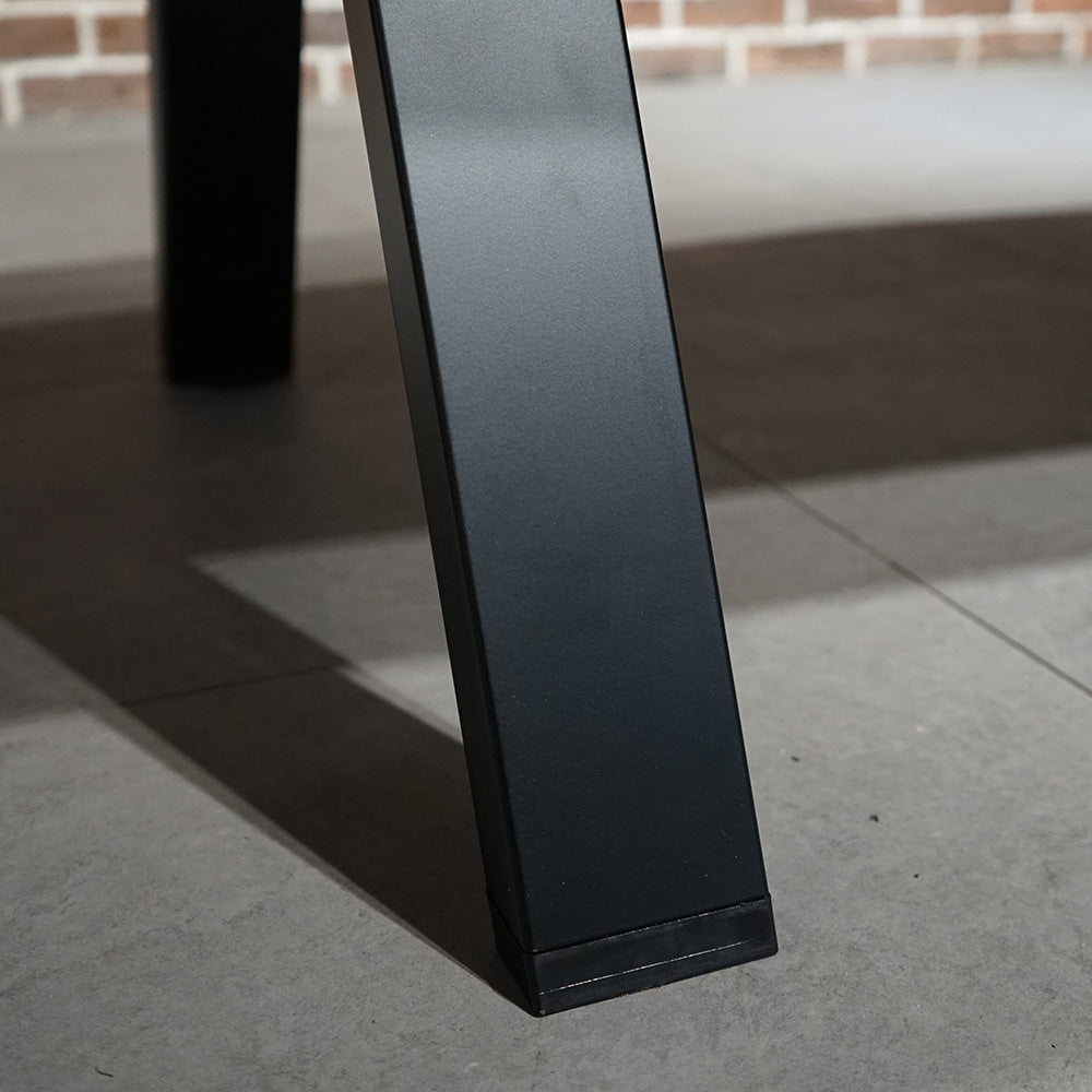 Premium DOLAN 2.4M Boardroom Meeting Table - Black Concrete Finish for Professional Office & Conference Room Settings