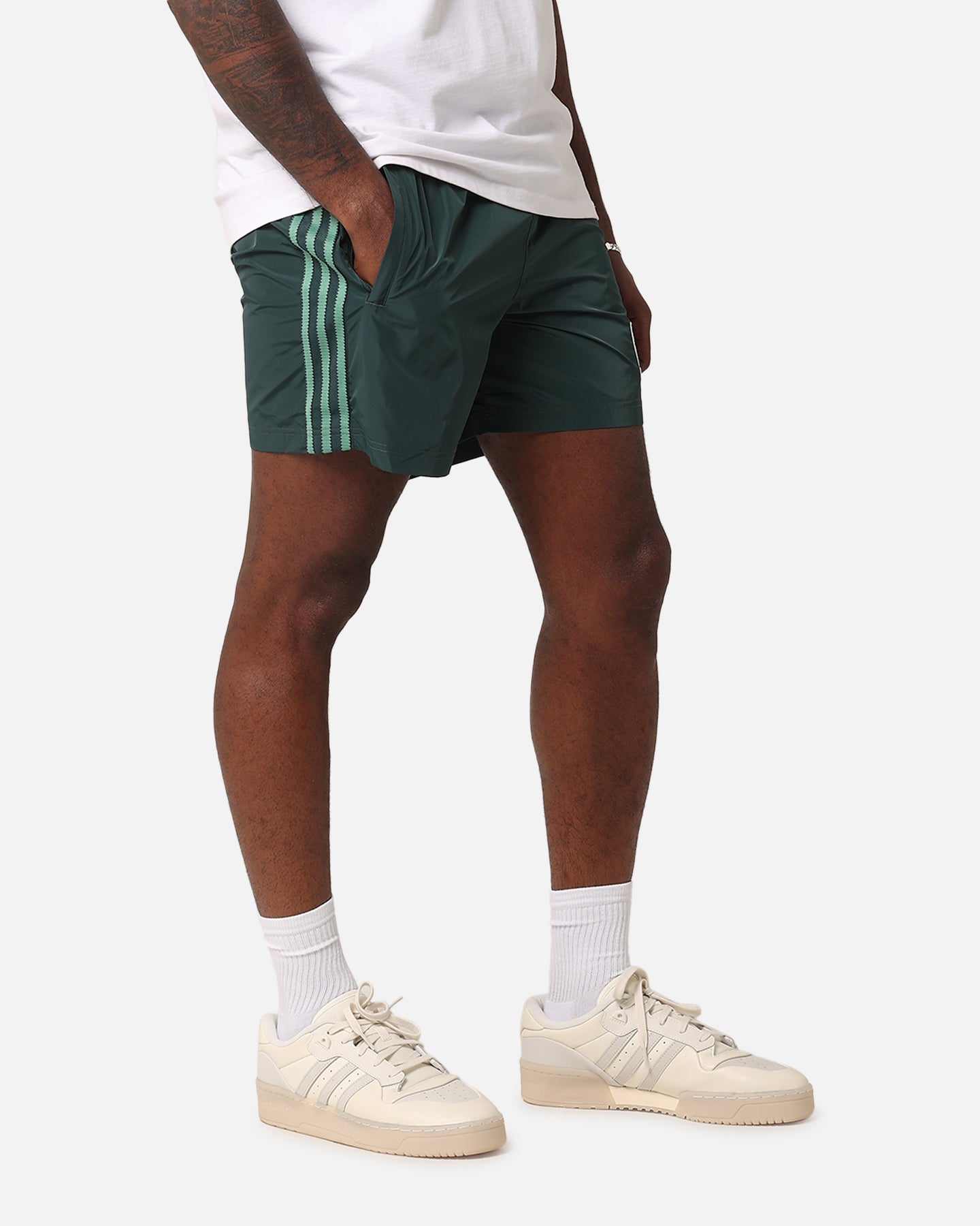 Adidas Graphic Sprinter Shorts for Men - Mineral Green Athletic Running Shorts with Comfortable Fit - Perfect for Gym, Jogging & Casual Wear