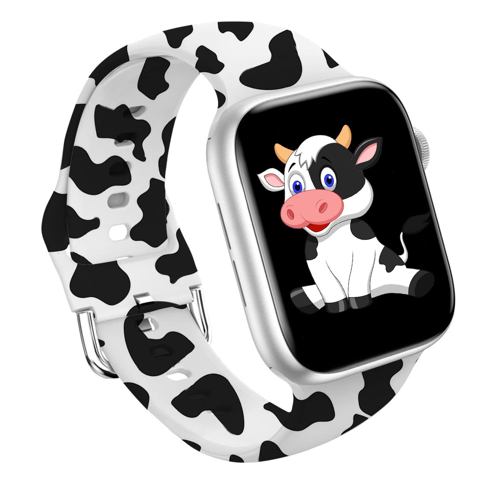 Premium Silicone Watch Bands Compatible with Apple Watch 38mm 40mm 41mm 42mm 44mm 45mm - Soft Sport Replacement Strap for iWatch Series 8/7/6/5/4/3/2/1/SE - Quick Release Luxury Design for Men & Women - Perfect for Workouts, Running & Everyday Wear