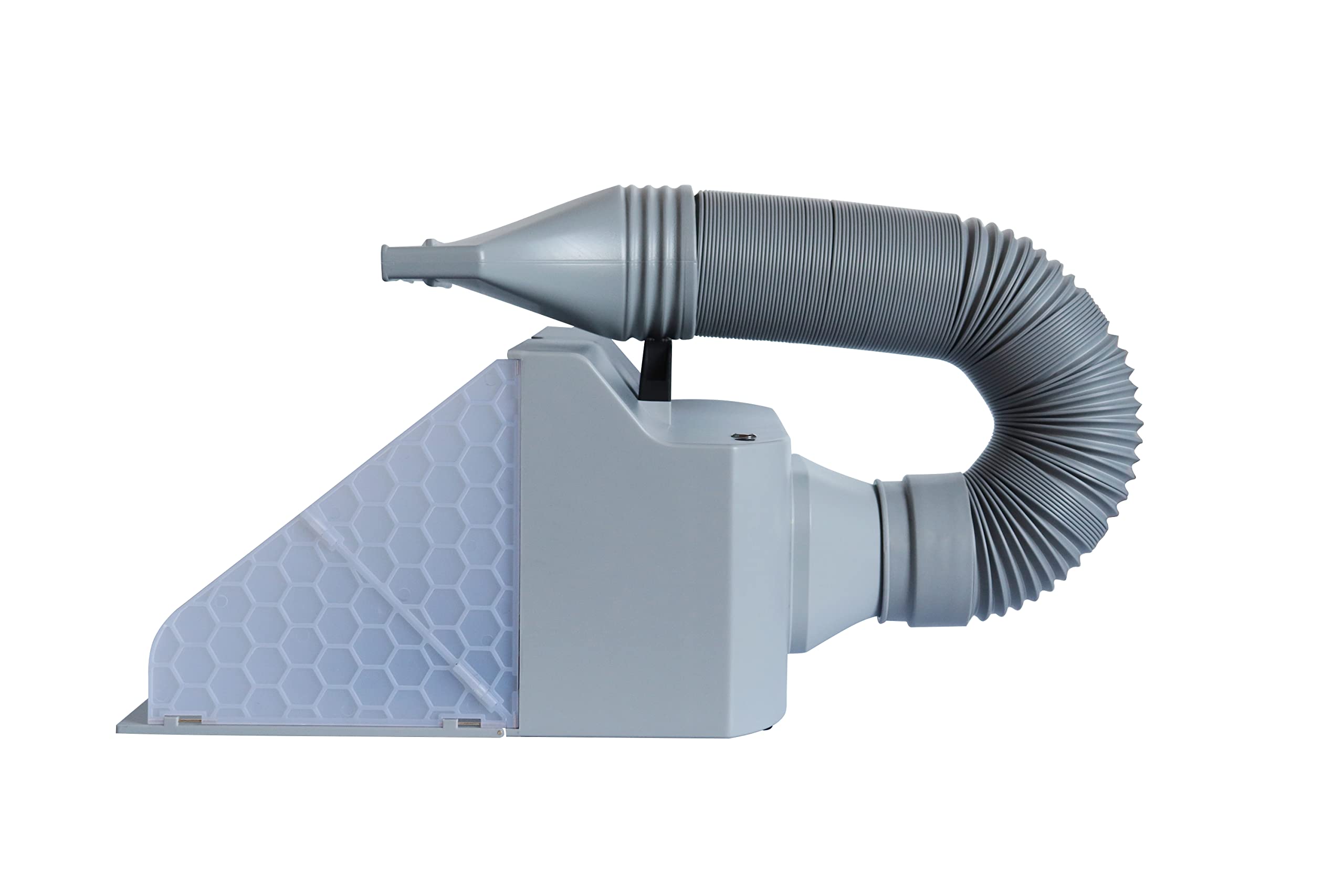 Paasche Airbrush Hobby Spray Booth with 2 Exhaust Fans & Duct Kit - 16 Inch Gray Paint Station for Model Painting, Crafts & DIY Projects | Perfect for Artists, Hobbyists & Airbrush Enthusiasts