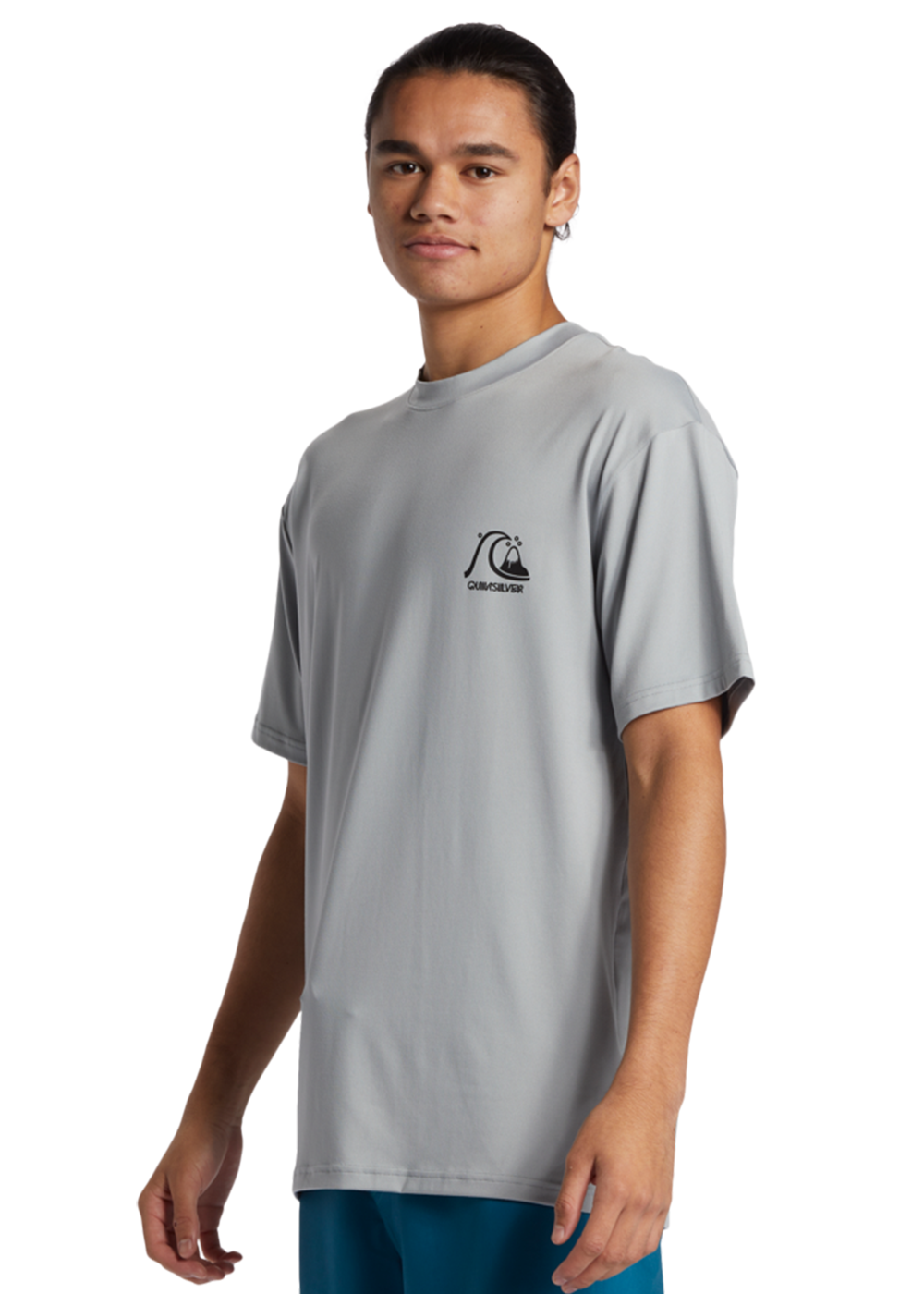 Quiksilver Men's DNA Short Sleeve Rash Guard - UPF 50+ Sun Protection for Surfing, Swimming & Outdoor Activities