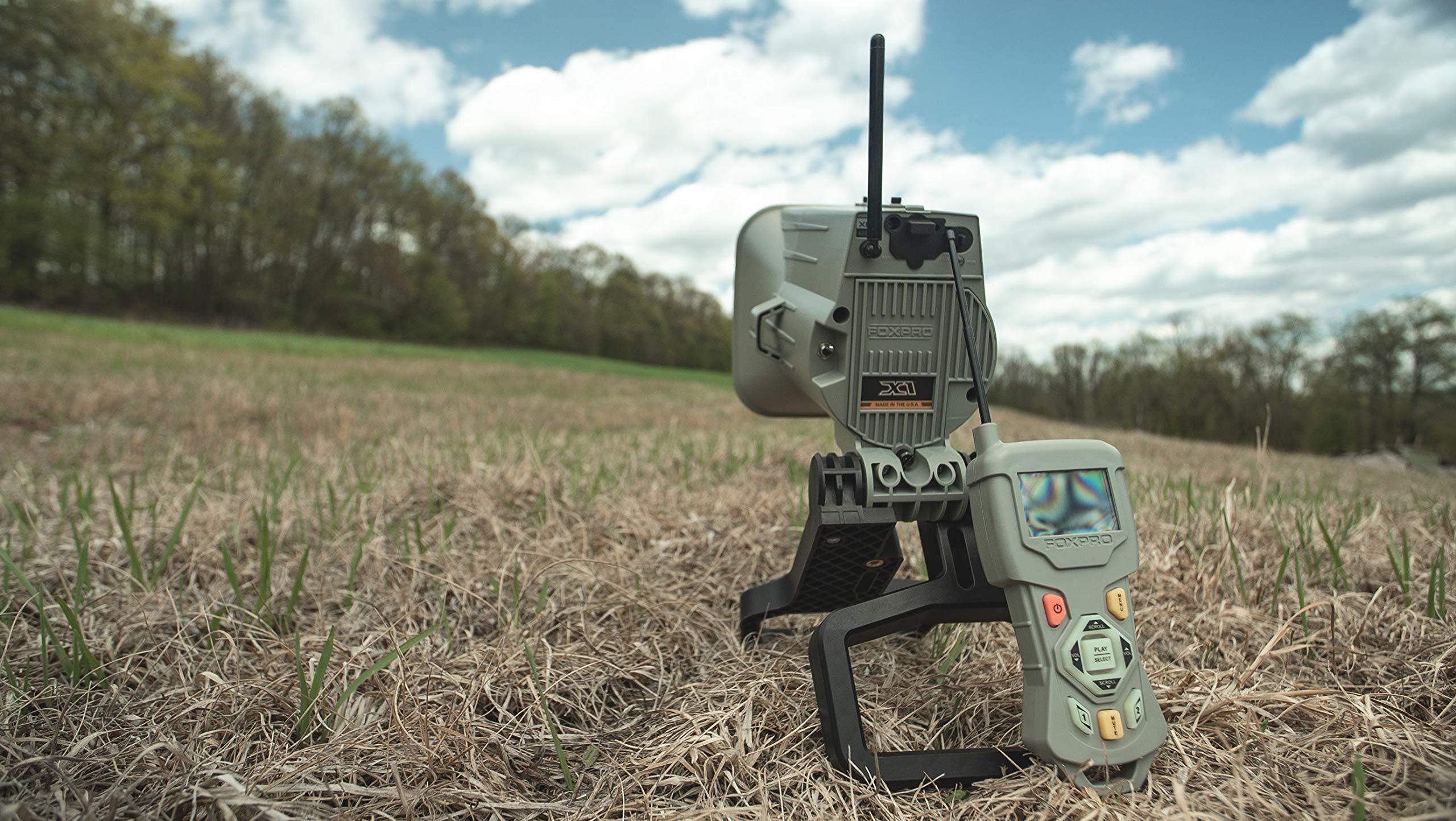 FOXPRO X Series Electronic Predator Call - Remote Controlled Programmable Game Call for Coyotes, Foxes, Hogs & More - USA Made Hunting Gear for Predator Control & Wildlife Management