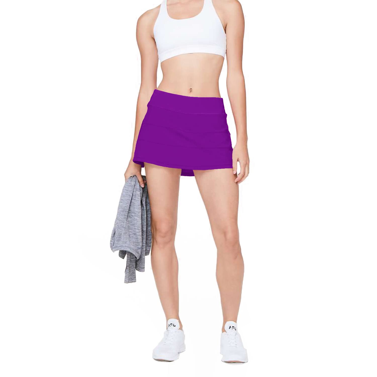 Women's Athletic Tennis Golf Skorts with Pockets - Workout Running Sports Pleated Skirt for Casual Wear & Active Lifestyle | Perfect for Tennis, Golf, Running, and Gym Workouts