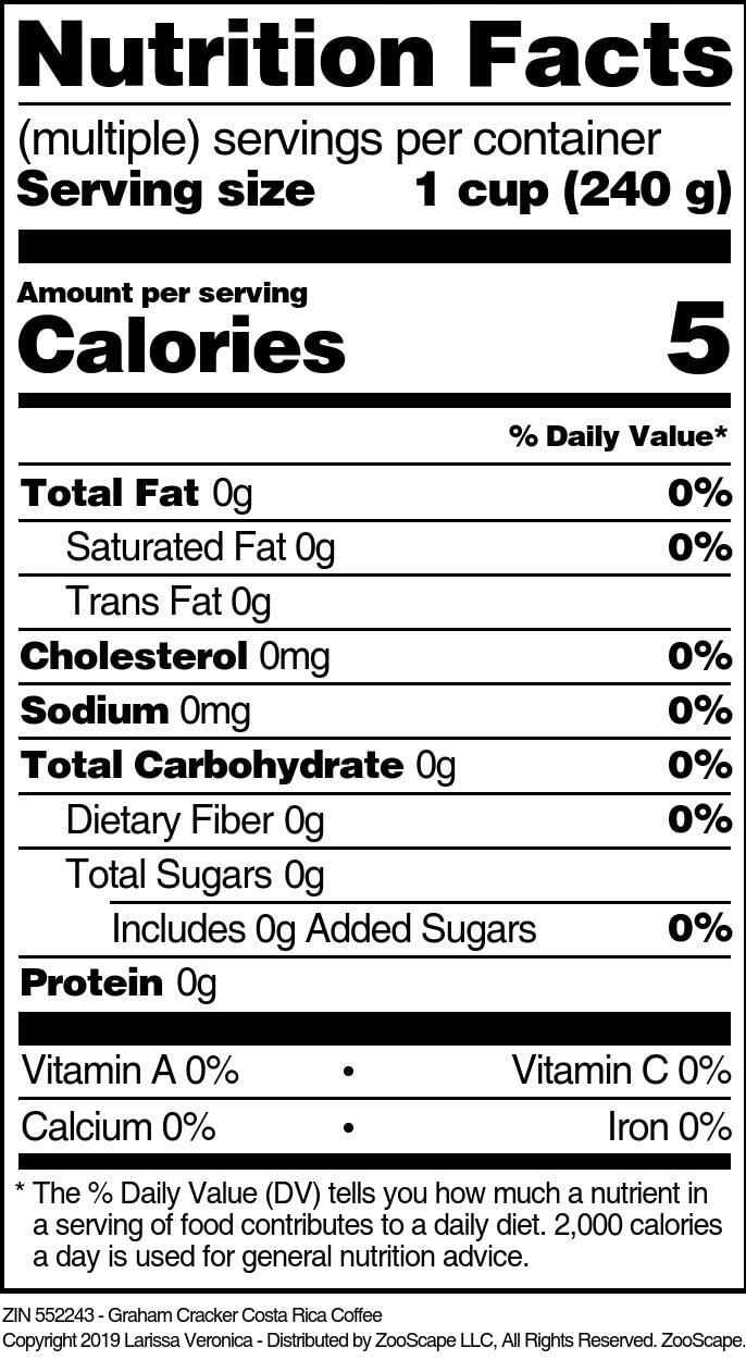 **Gourmet Graham Cracker Flavored Costa Rican Whole Coffee Beans – 16 oz Bag | Naturally Flavored, Premium Roast | Perfect for Breakfast, Dessert & Gifting (ZIN: 552243)**