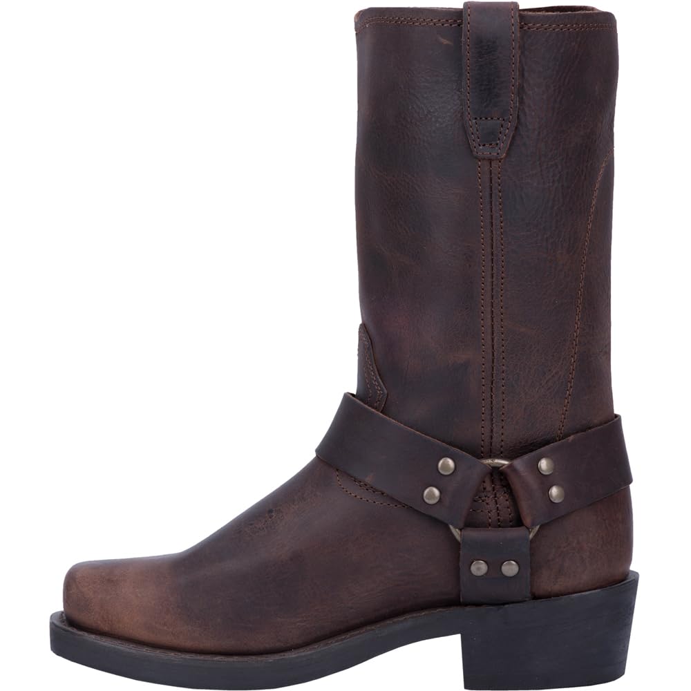 Men's Dean Harness Pull-On Boots - Western Cowboy Boots for Men, Comfortable & Durable Leather Work Boots - Perfect for Riding, Rancher, and Outdoor Activities