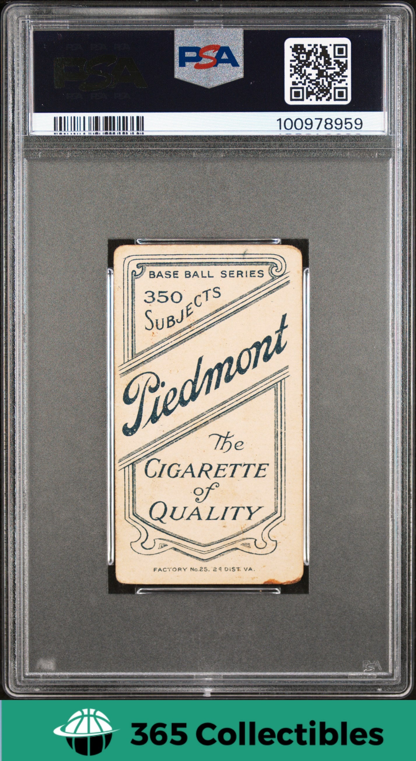 1909 T206 Piedmont 350 Tobacco Baseball Card - Pat Moran Chicago Cubs (PSA 1) - Vintage Sports Memorabilia for Collectors & Baseball Fans