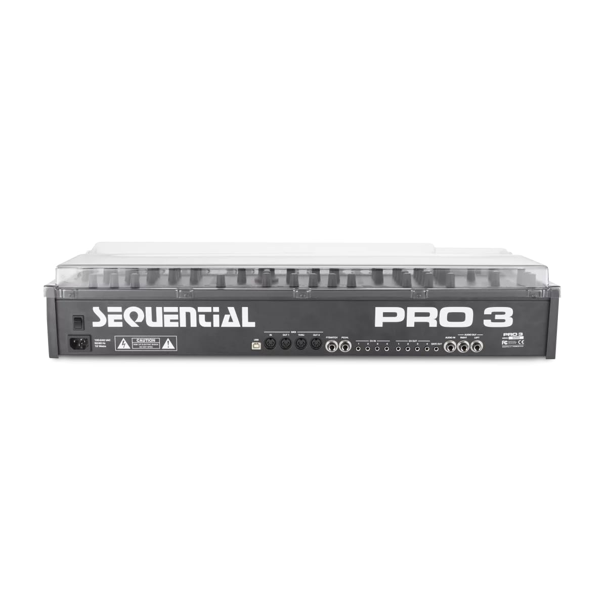 Decksaver Sequential Pro 3 Dust Cover for Novation Circuit - Protective Case for Music Equipment, Perfect for Studio, Live Performances & Travel