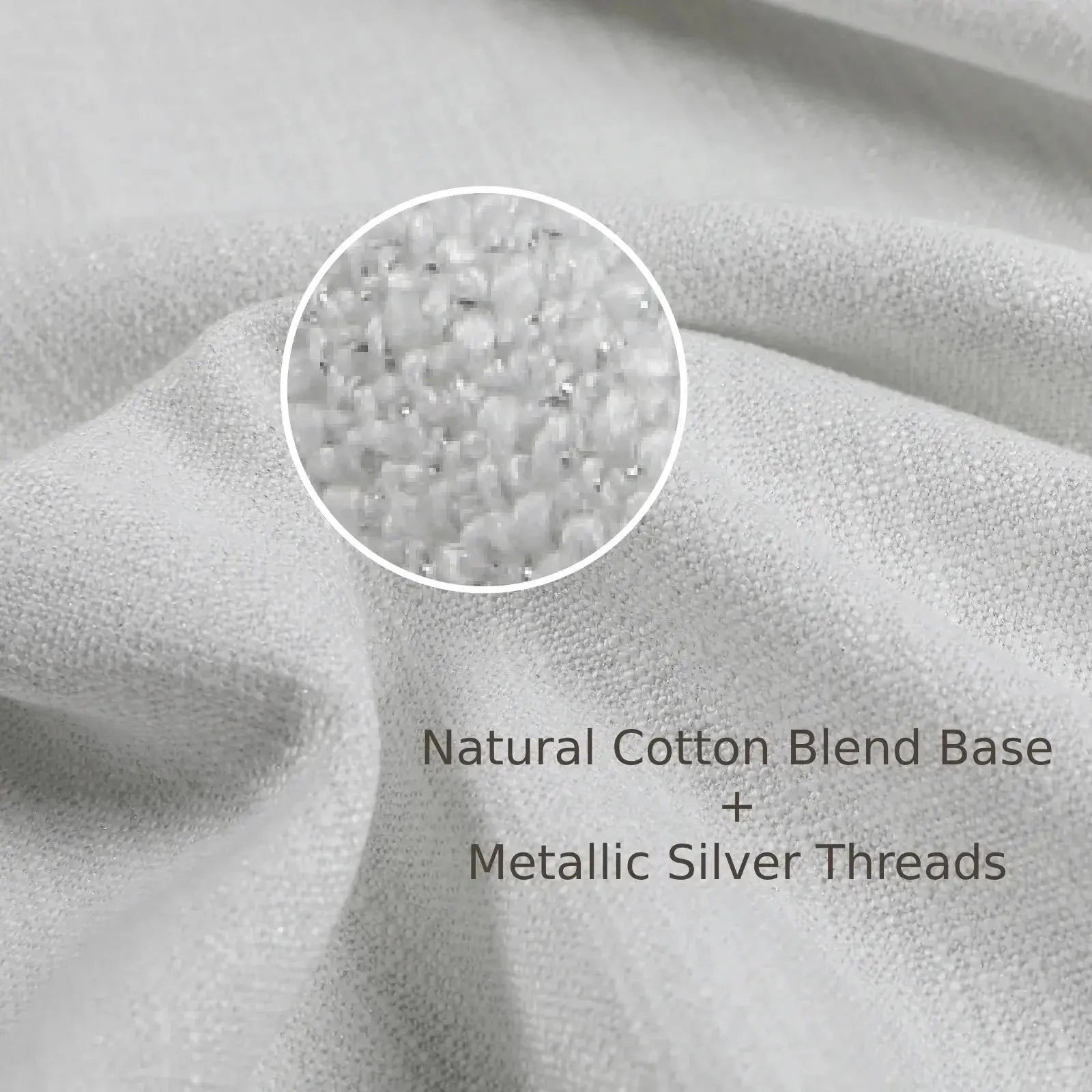 Stylish Sarai Textured Metallic Cotton Blend Pleated Curtains - Elegant Window Treatment for Living Room & Bedroom Decor