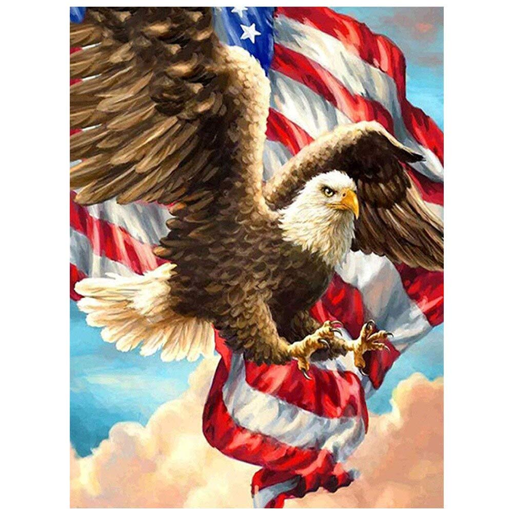 1000-Piece Jigsaw Puzzle - American Flag Eagle Design for Adults & Kids | Educational Toy, Home Decor, Family Game Night Activity | Perfect for Gifts, Learning, and Wall Art Display