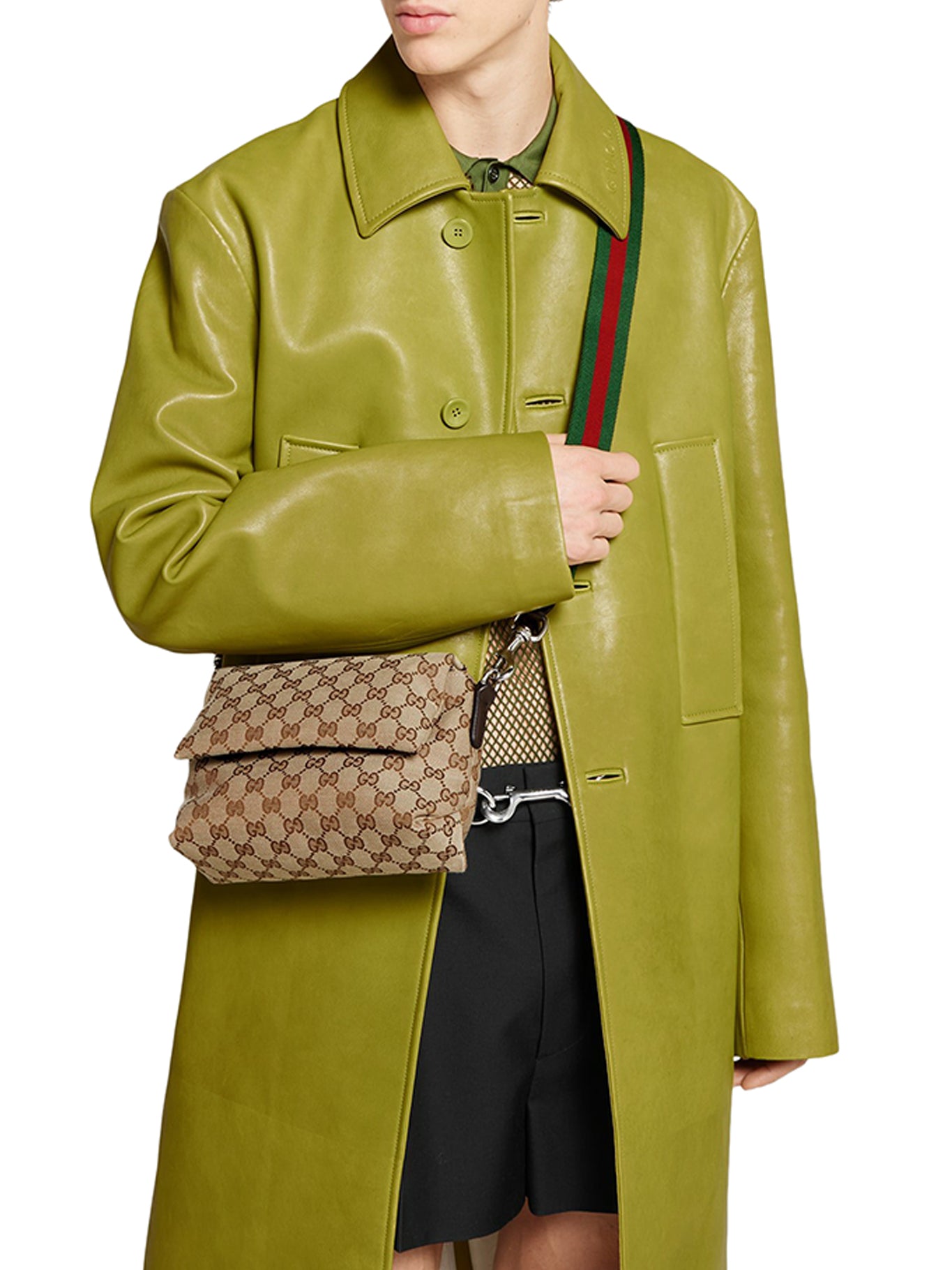 GG Small Shoulder Bag with Web Detail - Stylish Crossbody Purse for Women, Perfect for Everyday Use, Travel & Shopping