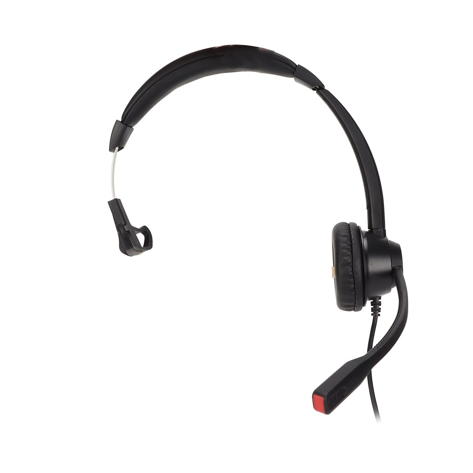Premium Kadimendium Office Headset - Noise Cancelling USB Headset with Microphone & Sound Card, Comfortable Binaural Design for Call Centers, Customer Service, Remote Work & Online Meetings (Black ABS)