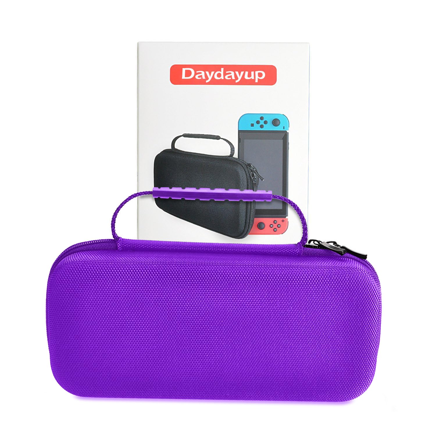 Durable Nintendo Switch Carrying Case for Switch & Switch OLED - Hard Shell Travel Case with 20 Game Cartridge Slots & Accessories Storage | Perfect for Gaming On-The-Go, Travel Protection, and Console Organization