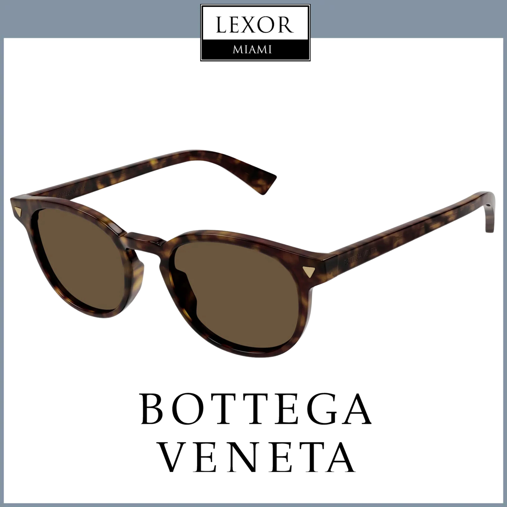 Bottega Veneta BV1253S 002 50mm Polarized Sunglasses for Men - Luxury UV Protection Shades for Driving, Beach & Outdoor Activities
