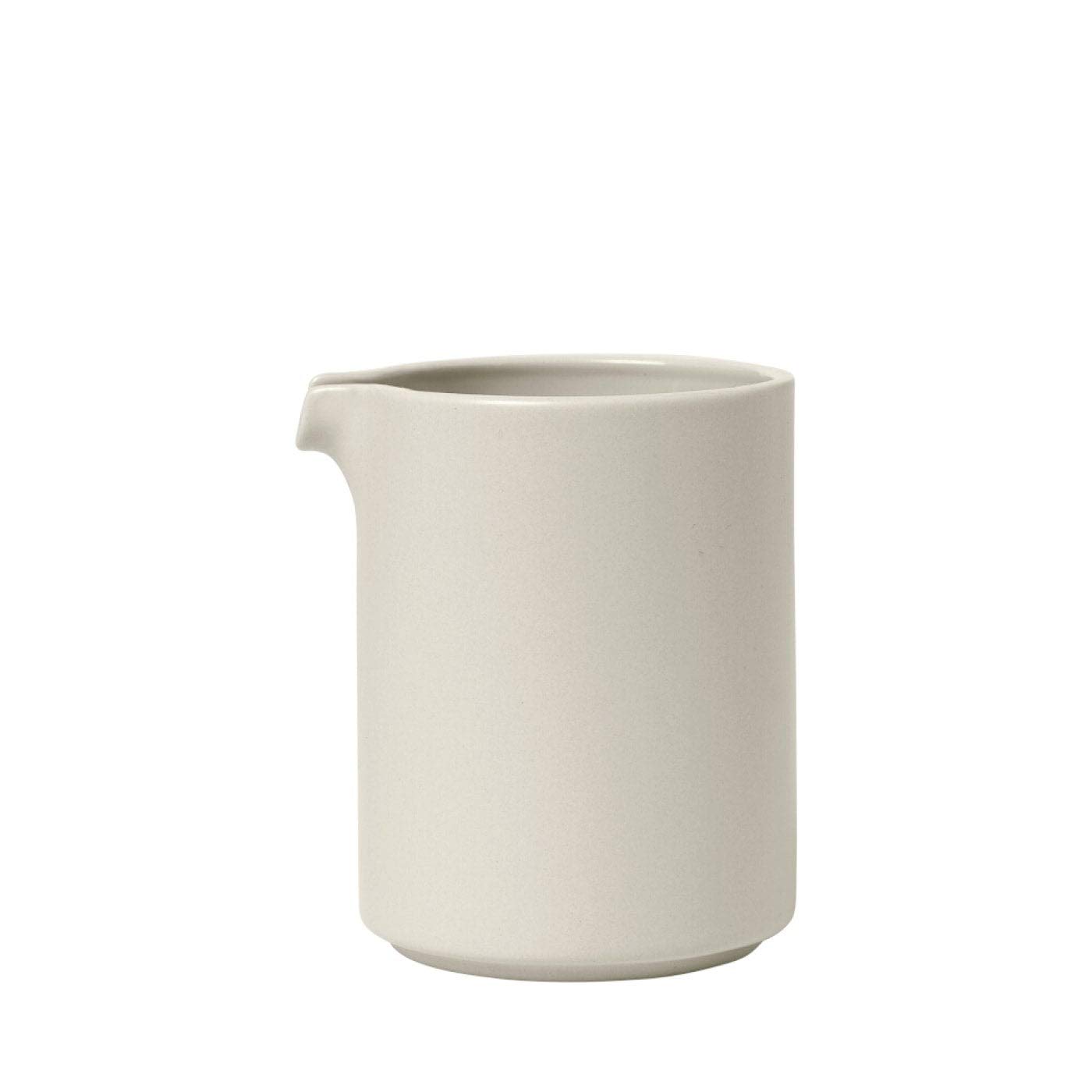 Blomus 63992 Premium Ceramic Milk Jug - Elegant White Pitcher for Coffee, Tea & Milk - Perfect for Breakfast, Brunch & Kitchen Decor