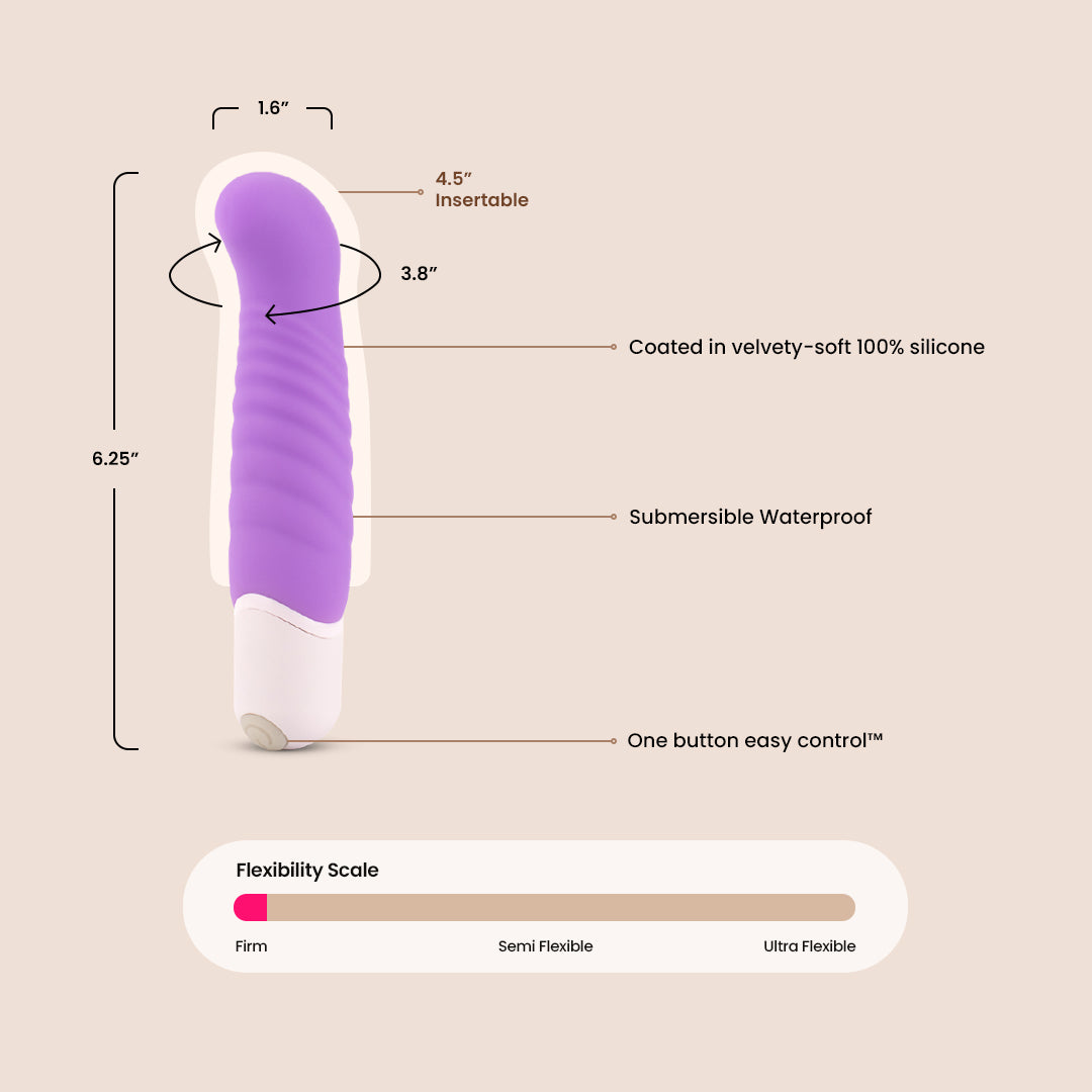 VeDO Inu 12-Function G-Spot Vibrator - Powerful Rechargeable Silicone Massager for Women, Perfect for Couples Play & Solo Pleasure