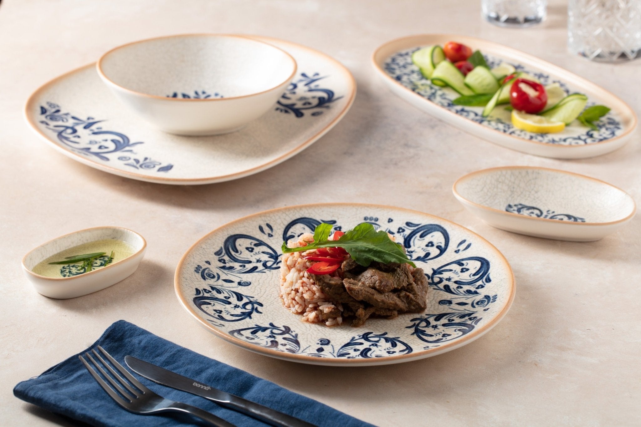 Viento 25 cm Porcelain Dinner Plate Set - Elegant White Ceramic Plates for Dining, Restaurants & Home Decor | Perfect for Everyday Meals, Parties & Special Occasions