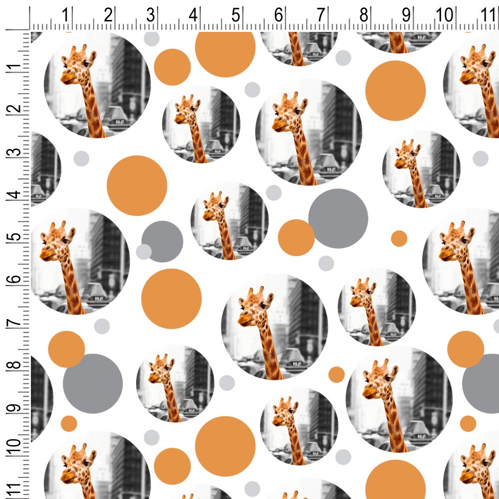 GRAPHICS & MORE Giraffe in Taxi Gift Wrap Paper Roll - Premium Wrapping Paper for Birthday, Baby Shower & Holiday Gifts - 24in x 10ft