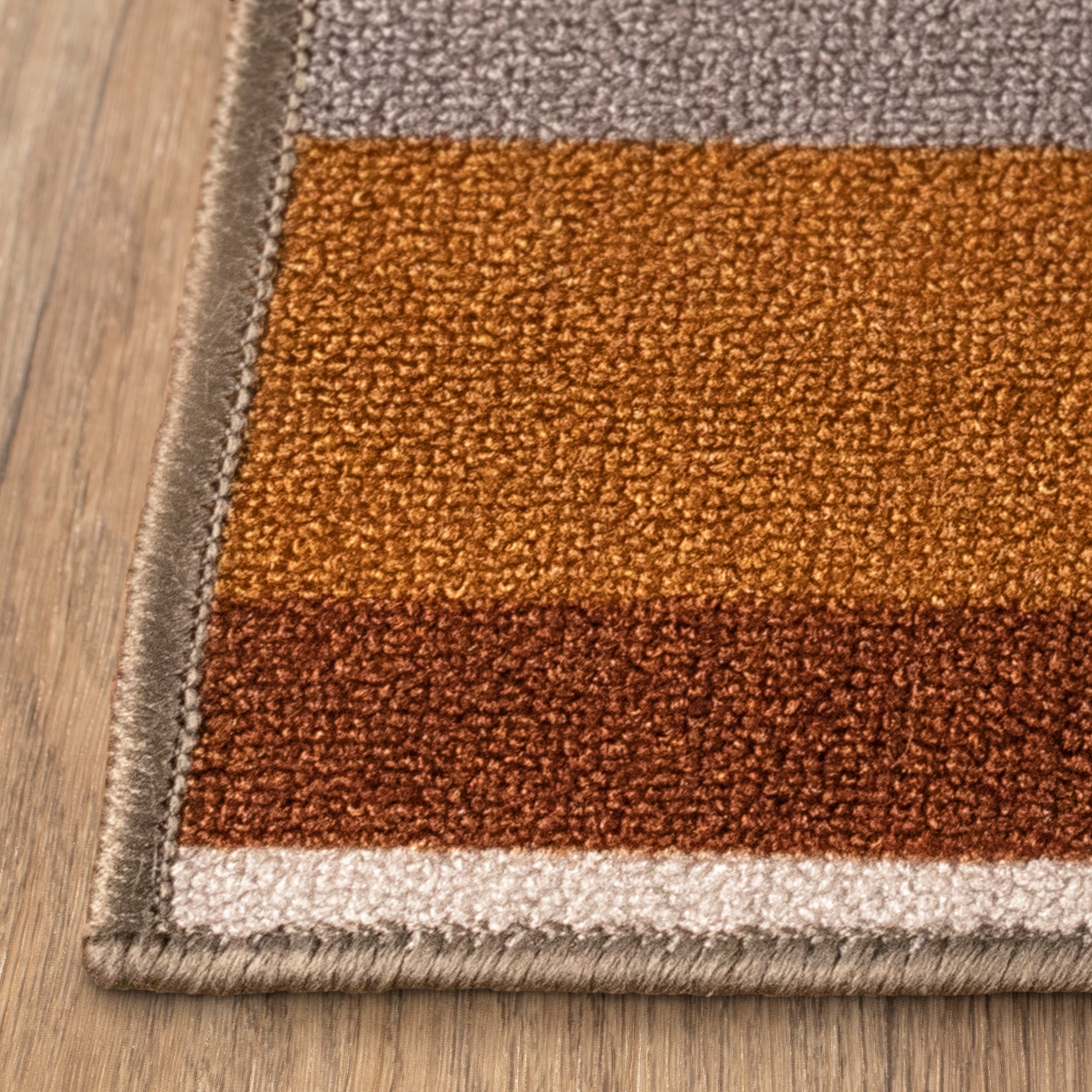 Arden Modern Striped Non-Slip Area Rug - Indoor/Outdoor Use for Living Room, Patio, Bedroom & Entryway | Water-Resistant & Durable Floor Mat