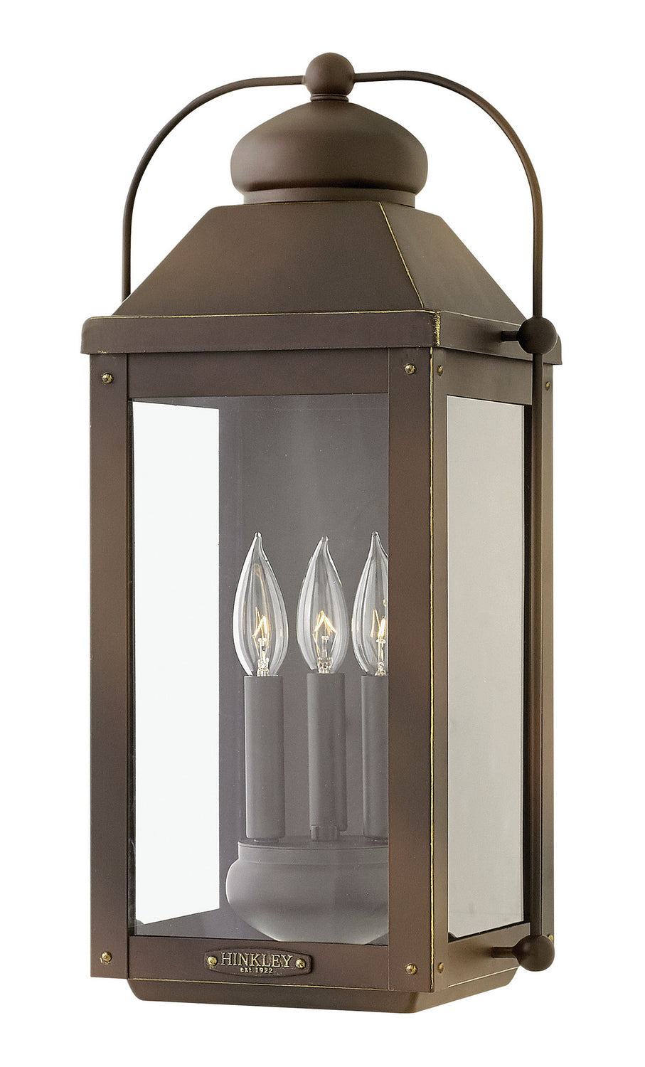 Anchorage LED Wall Mount Light Fixture in Light Oiled Bronze Finish - Perfect for Bedroom, Living Room, and Hallway Lighting