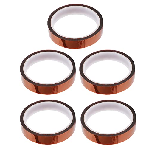 Heat Resistant Tape - No Residue, Perfect Fit for Masking & Insulation Protection (5Pcs) - Ideal for HVAC, Pipes, DIY Projects & Home Repairs