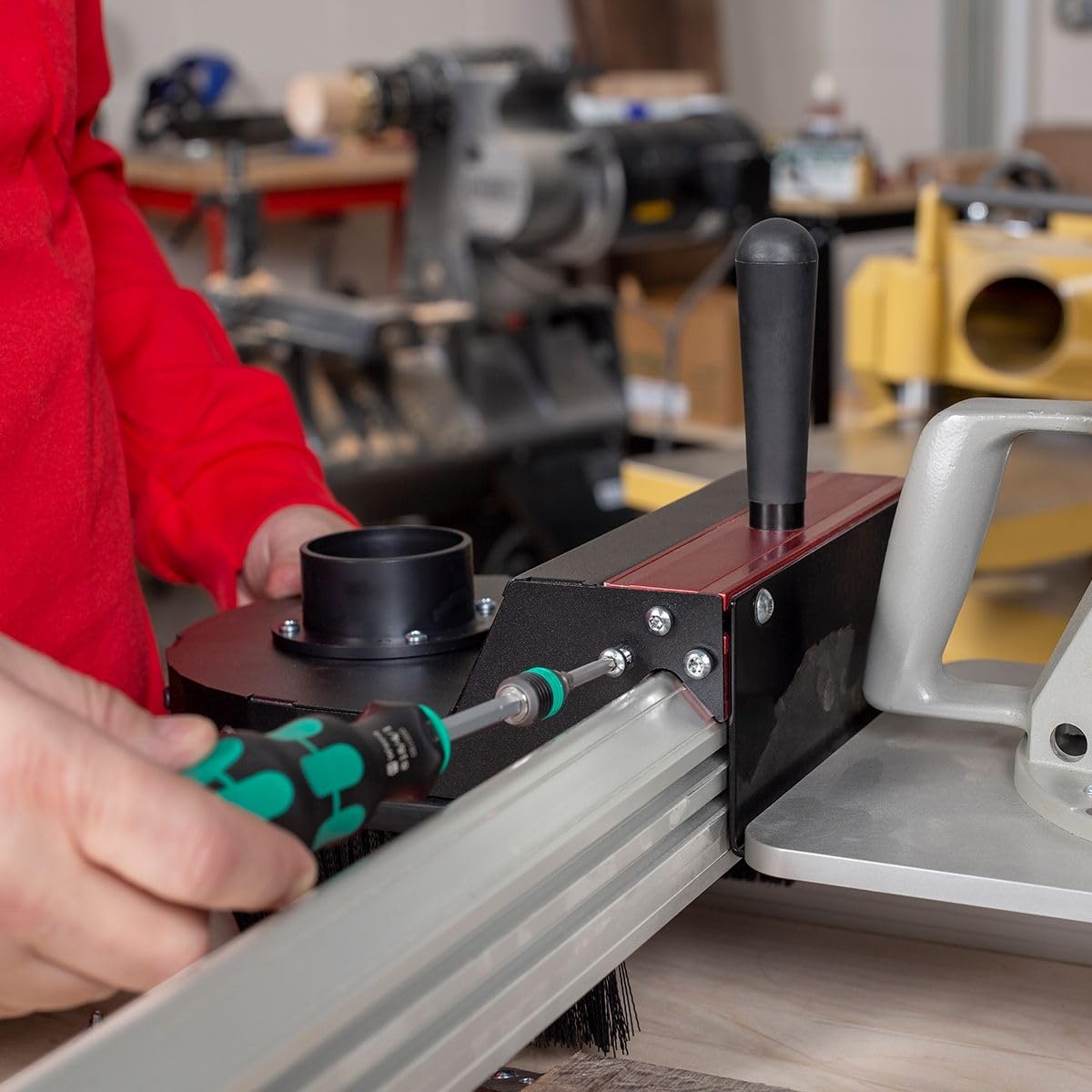 Woodpeckers Dust Collection Shroud for Slab Flattening Mill - Premium Dust Control Accessory for Woodworking & CNC Routers | Perfect for Workshop, DIY Projects & Professional Wood Shops
