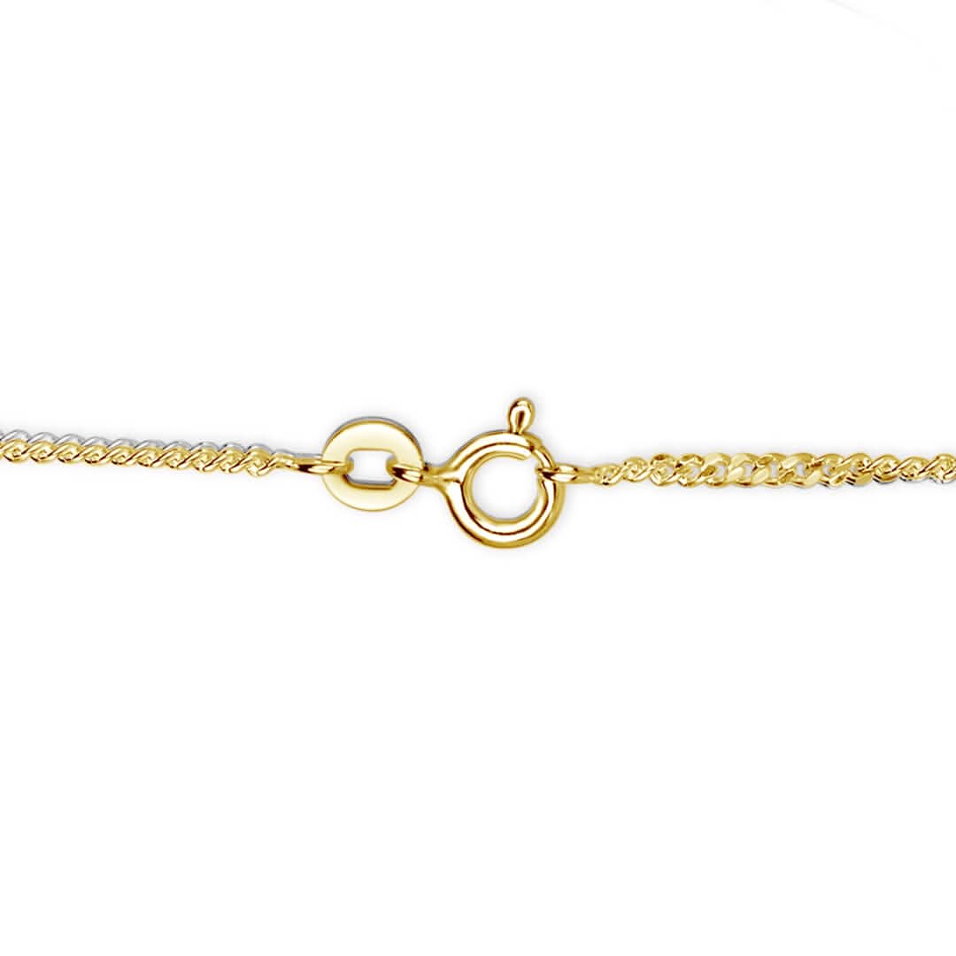 Personalized Diamond Initial Necklace - 9K Solid Gold Monogram Pendant (A-Z) | Elegant Gift for Women, Birthday, Anniversary & Everyday Wear