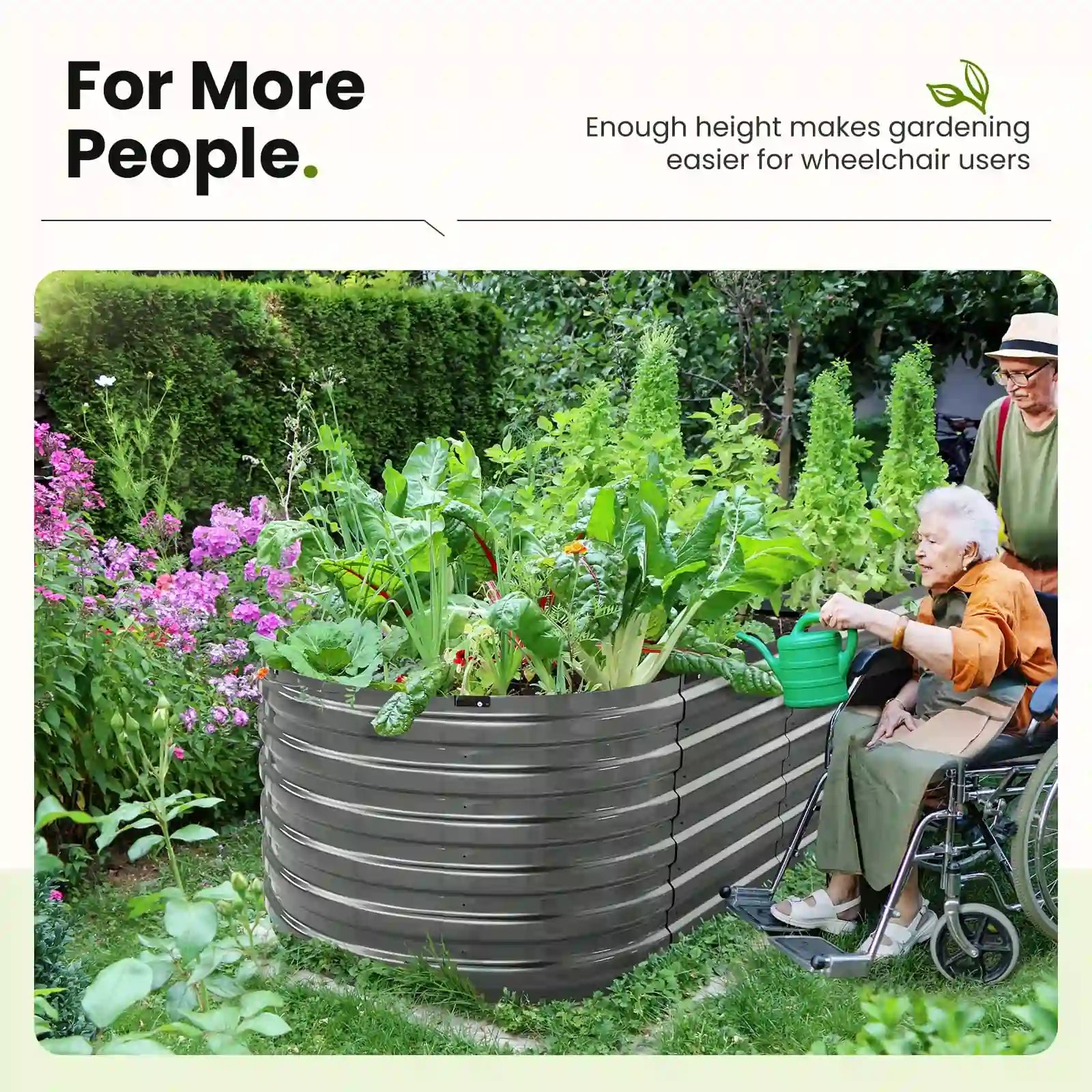 Sturdy Screwless Raised Garden Bed Kit - Easy Assembly Elevated Planter Box for Vegetables, Flowers & Herbs - Perfect for Backyard, Patio & Urban Gardening