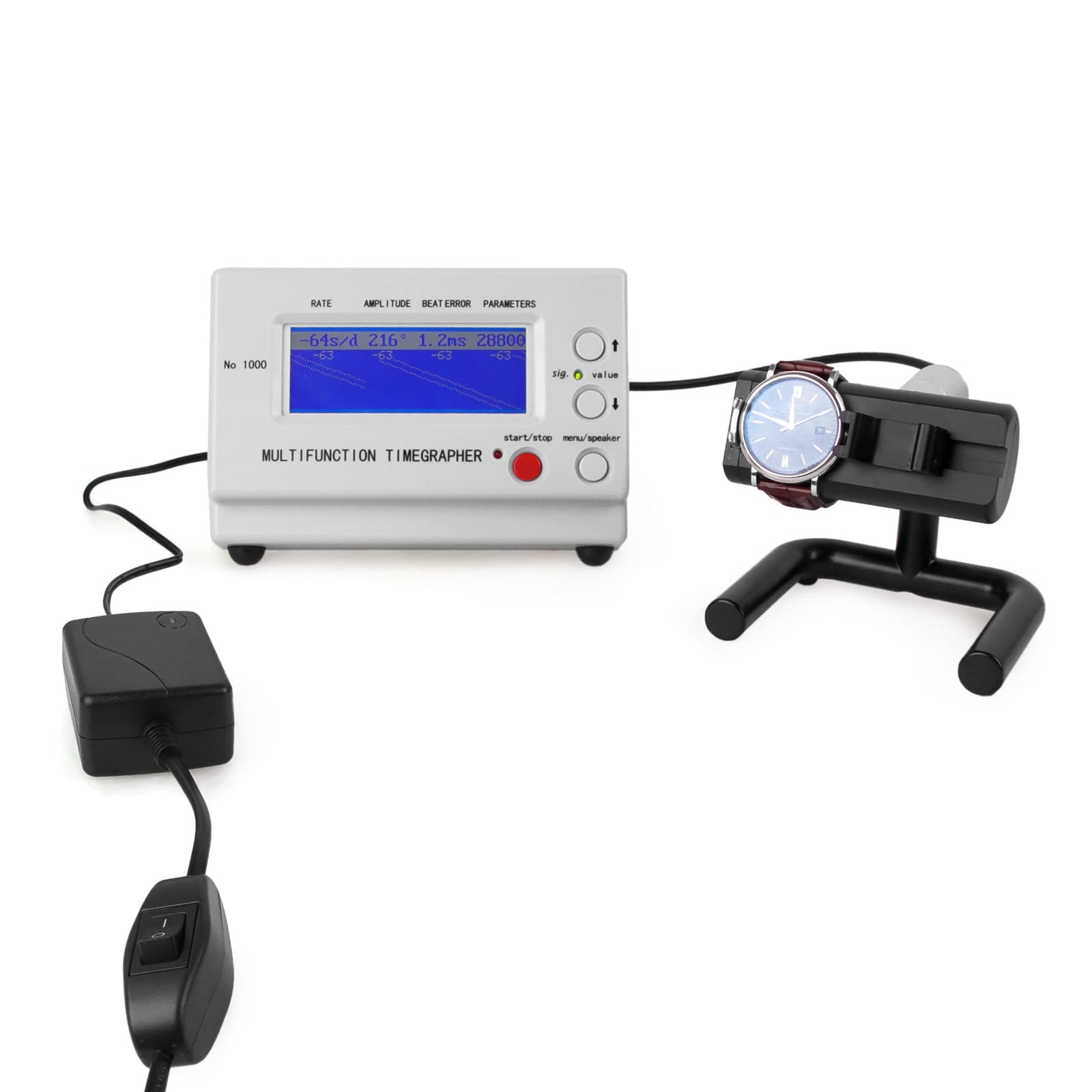 SWANSOFT Timegrapher No.1000 - Professional Multifunctional Watch Tester & Timing Machine for Watchmakers | Precision Calibration Tool for Mechanical & Automatic Watches | Perfect for Watch Repair Shops, Jewelers & Horology Enthusiasts