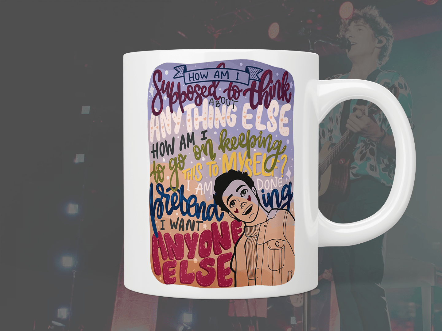 Joshua Bassett: Anyone Else Coffee Mug - Funny Insulated Ceramic Mug for Tea & Hot Drinks - Perfect Gift for Fans, Friends & Office Use