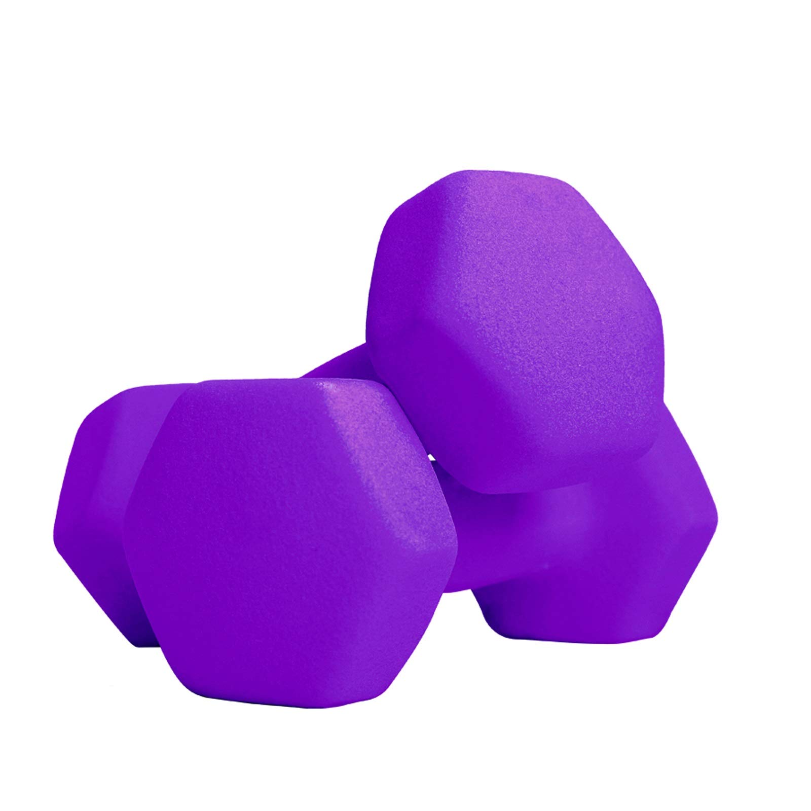 Premium Non-Slip Dumbbell Set (1kg-5kg) for Home Gym Workouts - Pair of Durable Hand Weights for Strength Training, Toning & Fitness | Ideal for HIIT, CrossFit & Home Exercise