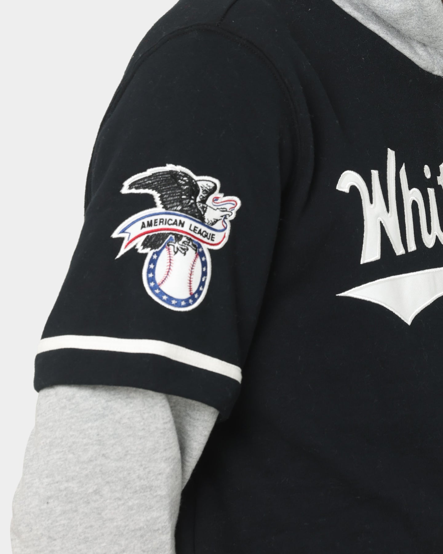 47 Brand Chicago White Sox Shortstop Hoodie - Jet Black | MLB Fan Gear for Men & Women | Perfect for Game Day & Casual Wear