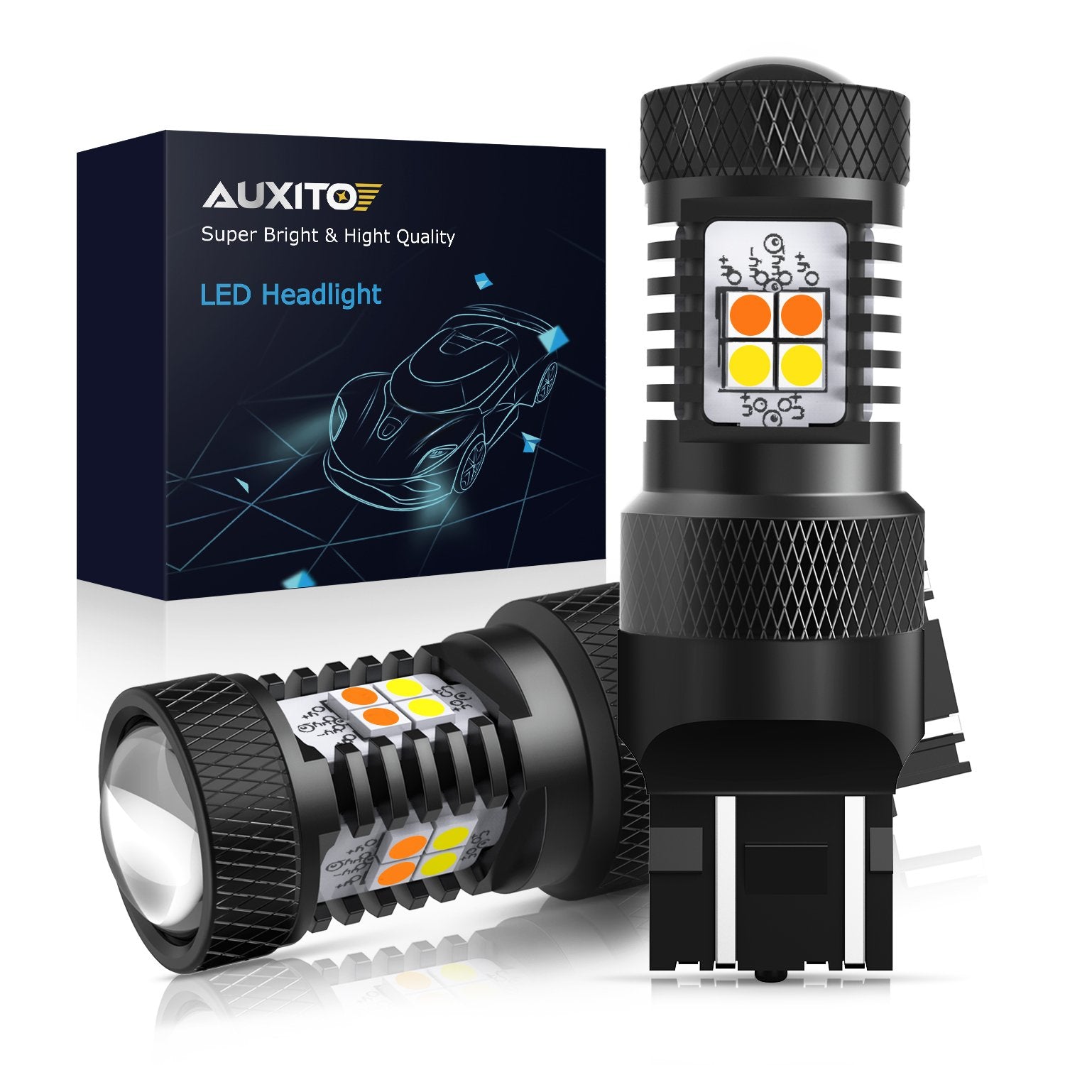 15 16 Honda CR-V LED Headlight Bulbs - High Brightness White Light for Night Driving & Foggy Conditions