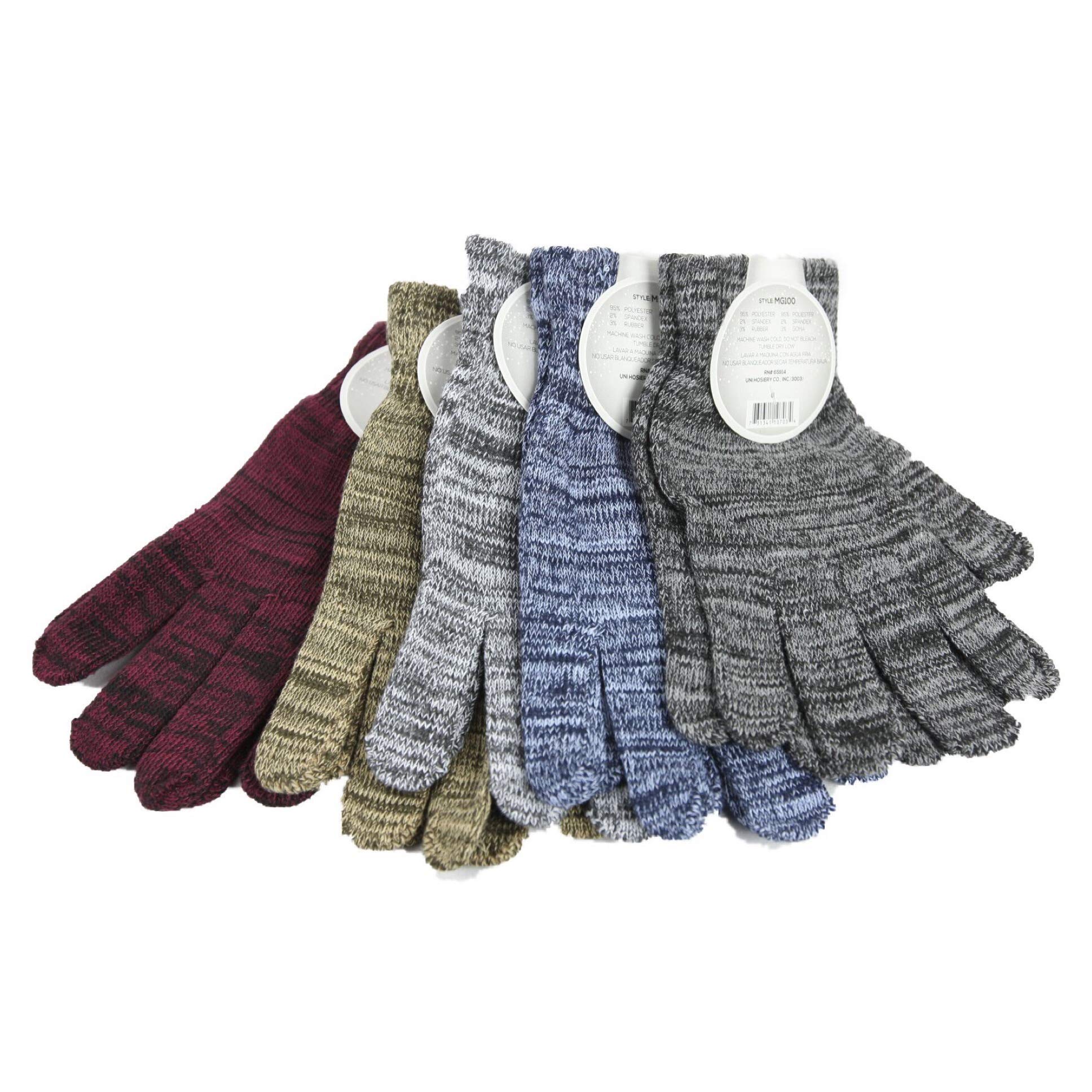 Magic Gloves for Men & Women - Soft Stretch Knit Winter Warm Gloves One Size Fits Most - Perfect for Outdoor Activities, Skiing, Running & Daily Use