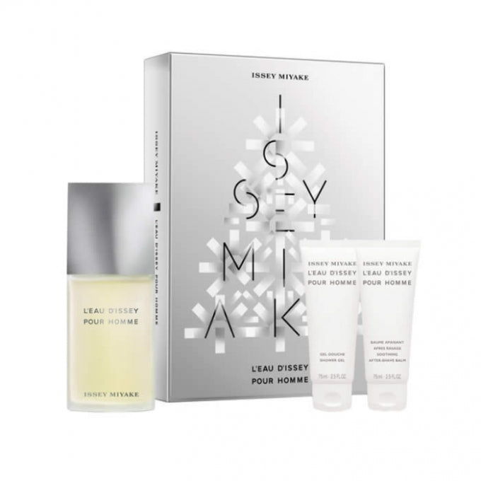 Issey Miyake L'Eau D'Issey 3-Piece Eau de Toilette Set for Women - 125ml Floral Fragrance Gift Set | Perfect for Daily Wear, Special Occasions & Romantic Dates